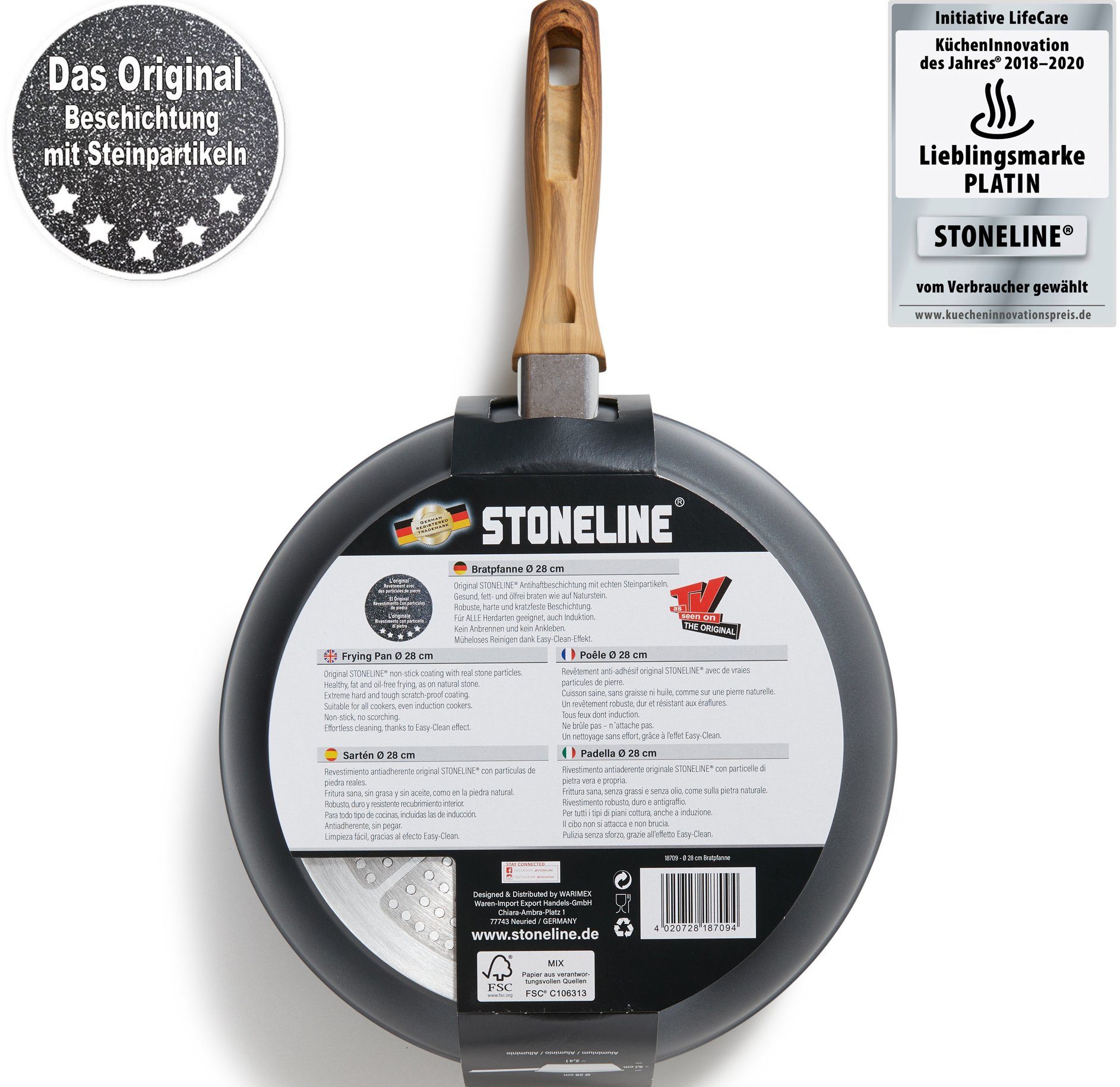 STONELINE Koekenpan Back to Nature (1-delig)