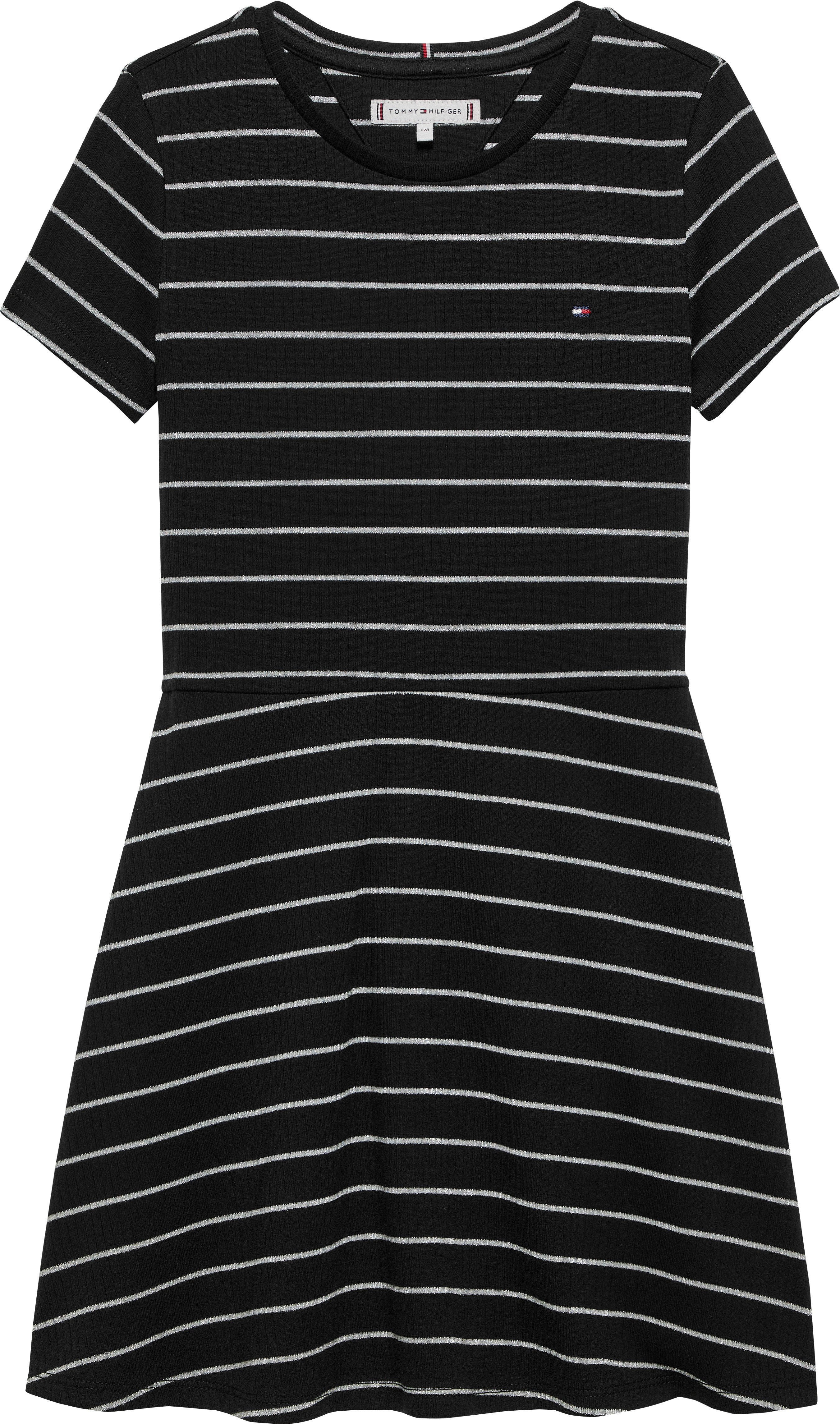 Tommy Hilfiger Skaterjurk LUREX SKATER DRESS S/S