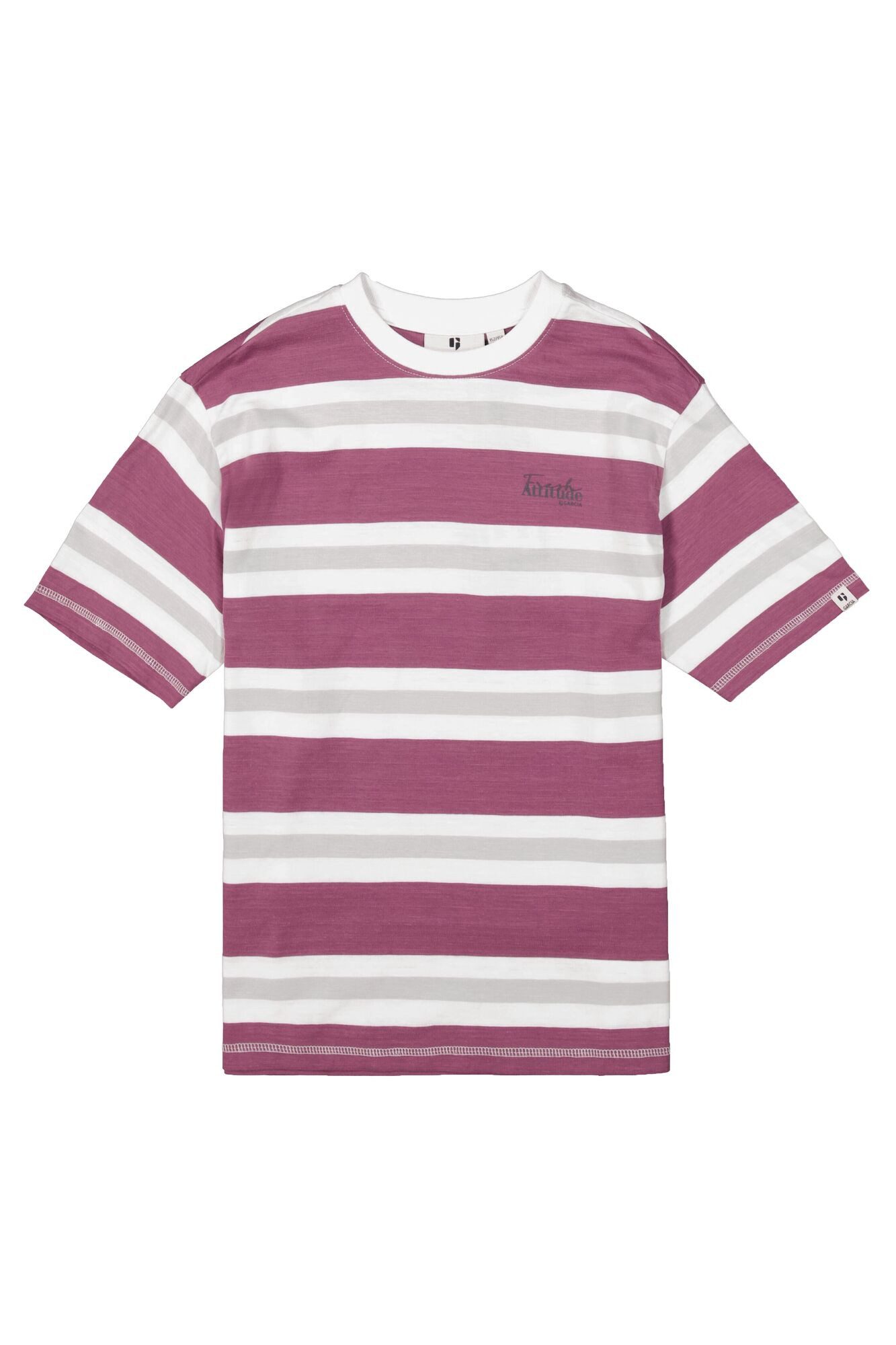 Garcia T-shirt met streepmotief