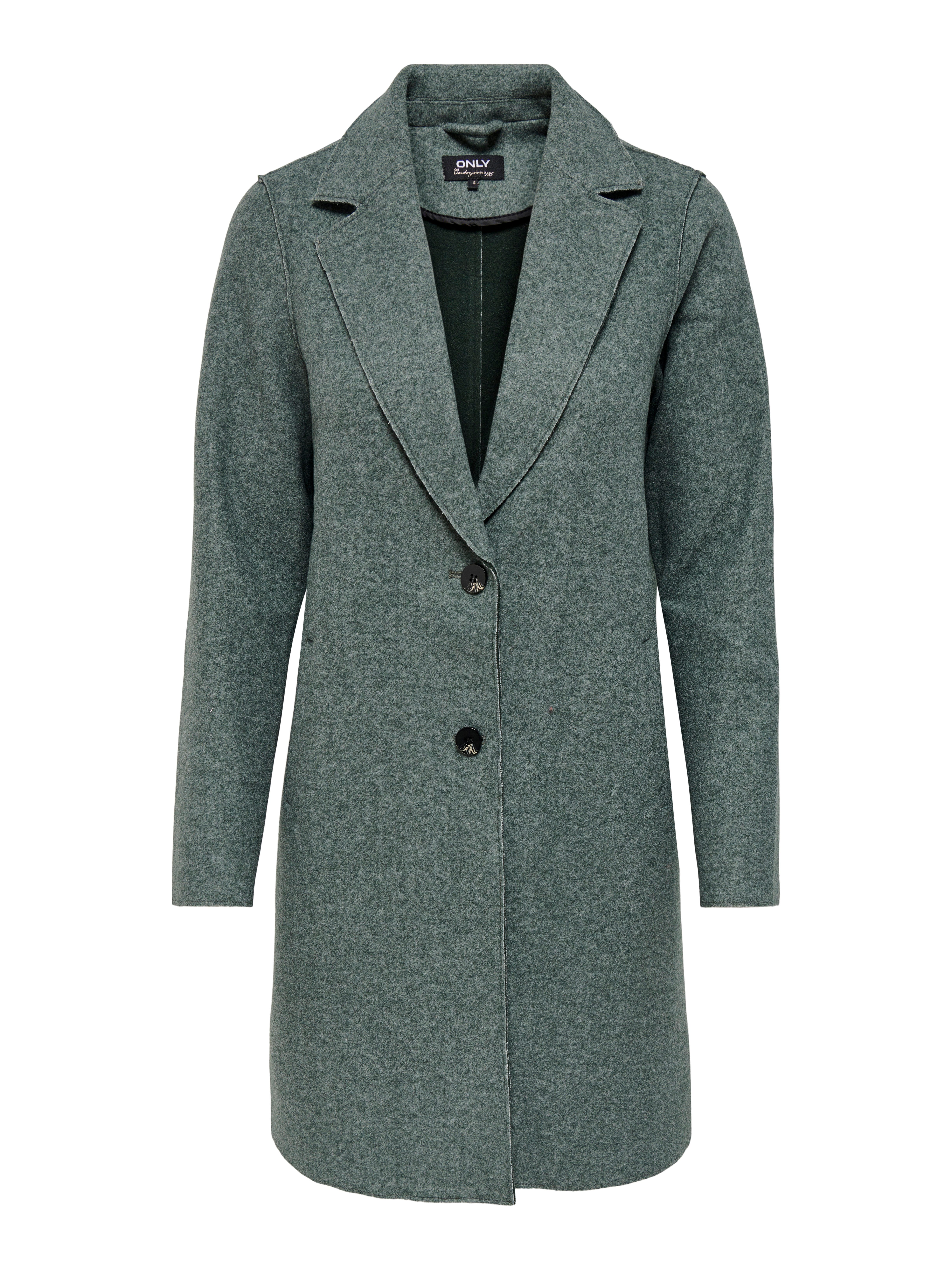 Only Lange jas ONLCARRIE BONDED COAT OTW NOOS