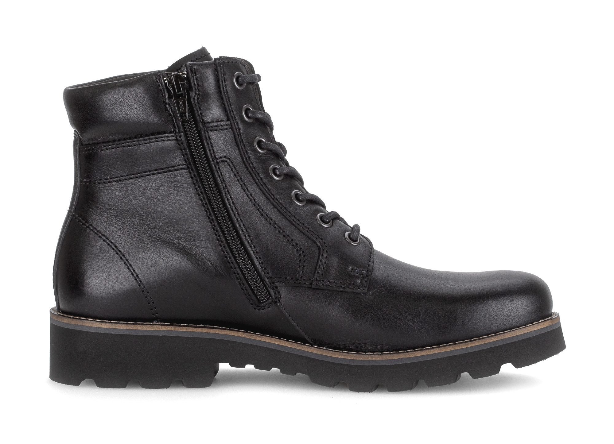 Pius Gabor Veterschoenen , blokhak, comfortschoen, gewatteerde schachtrand, g-wijdte (=wijd)