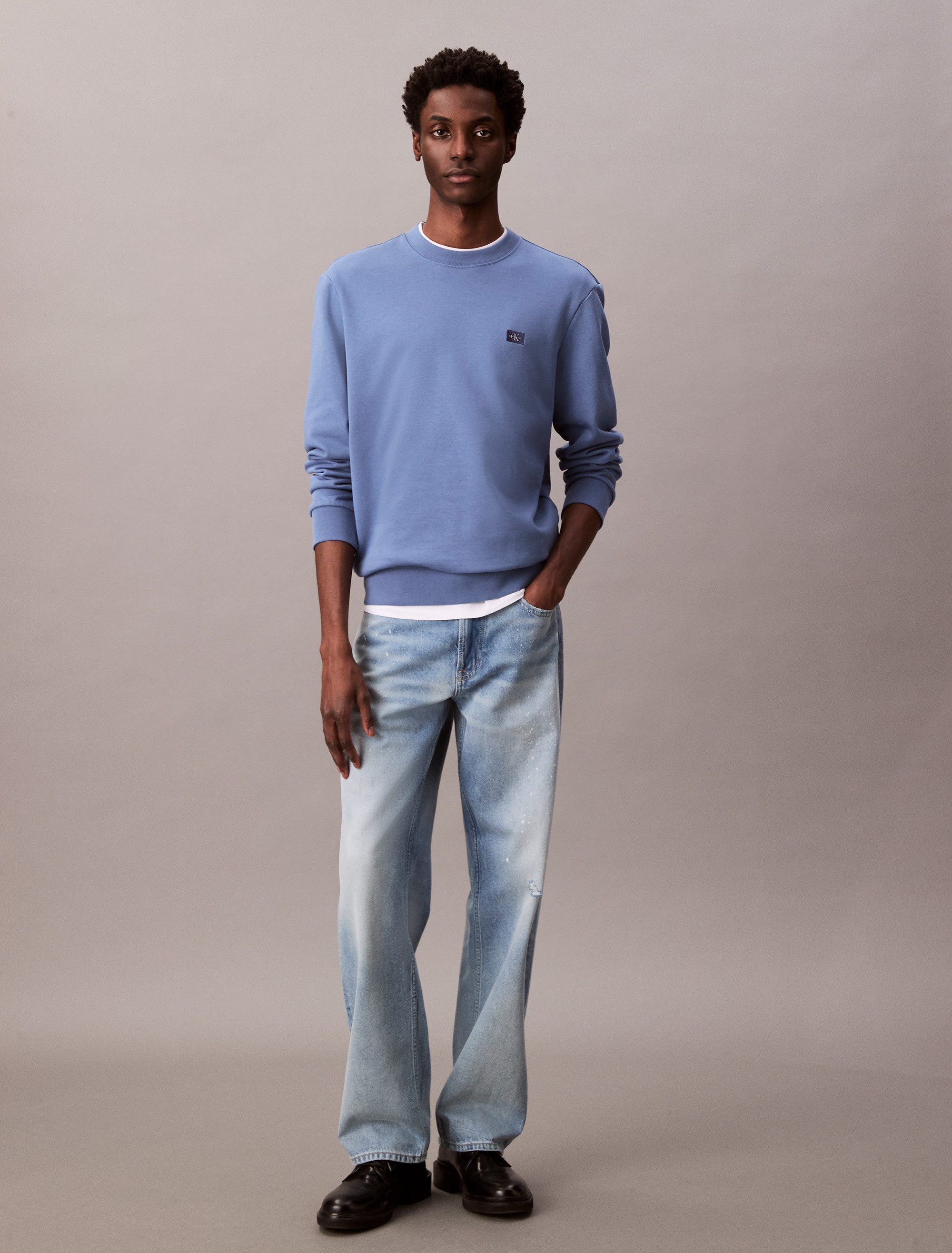 Calvin Klein Sweatshirt 400GSM TRRY BDG CRWN