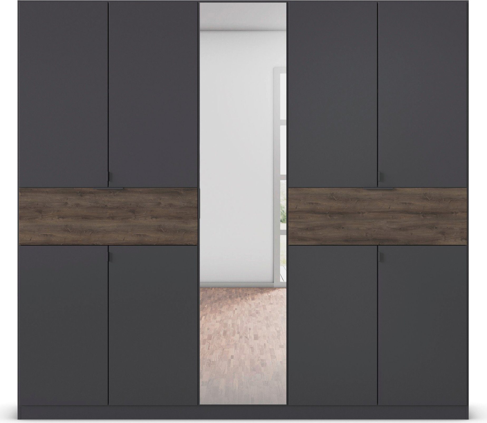 rauch Draaideurkast Kledingkast kast garderobe waskast TICAO met 2 ruime lades, veel opbergruimte made in germany