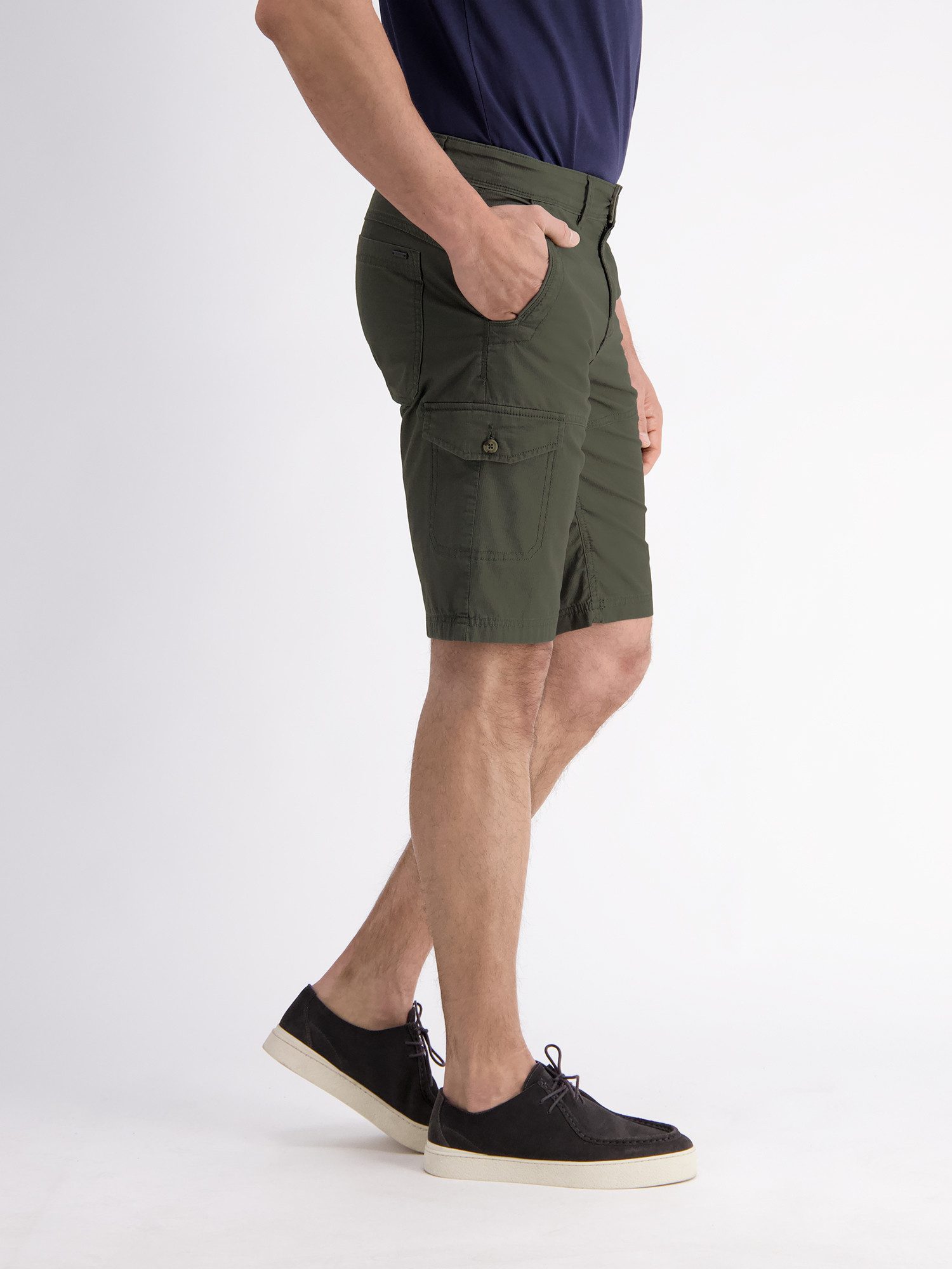 Lerros Cargobroek LERROS casual heren cargo-bermuda, zomers licht