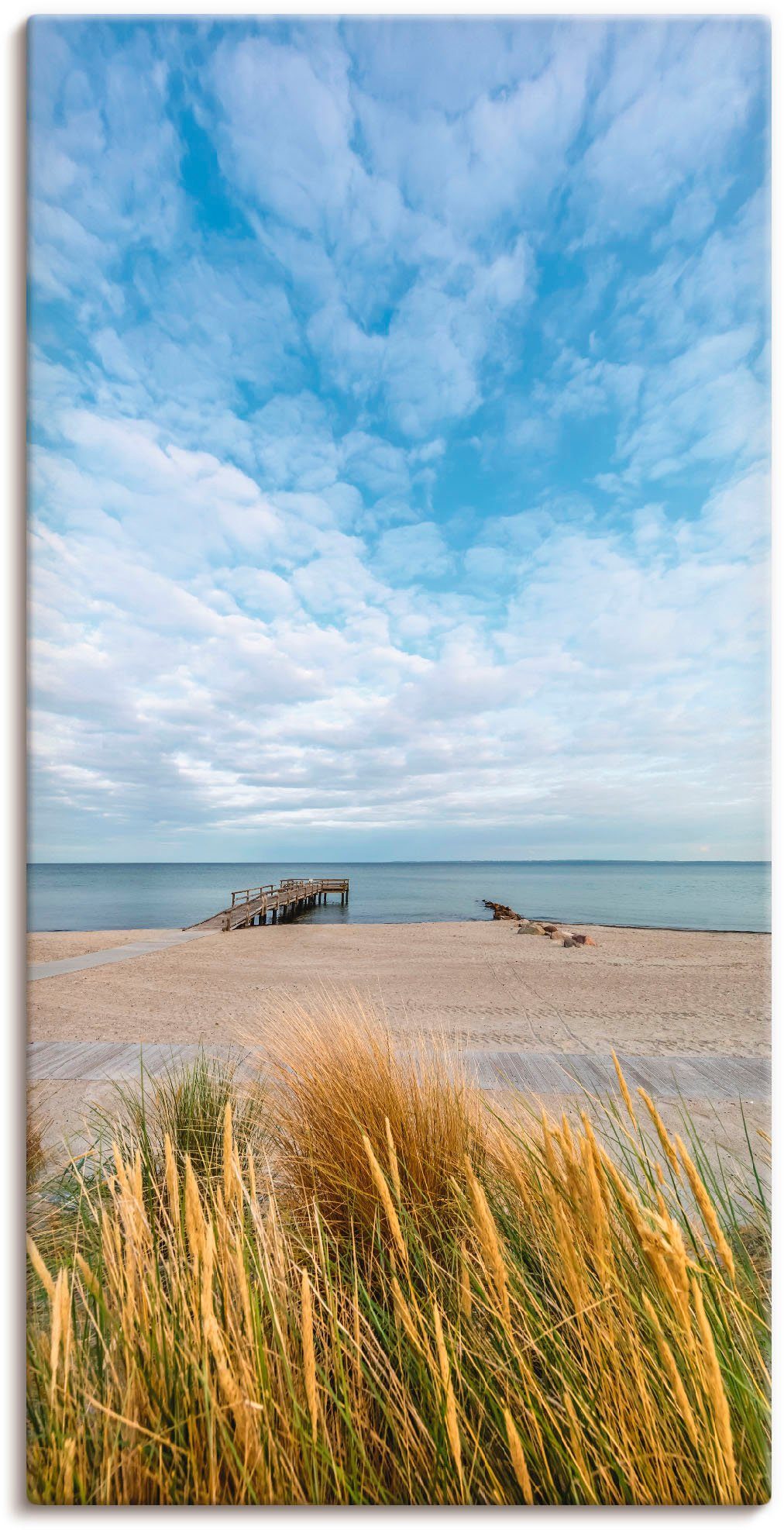 Artland artprint Rettin Strandidylle an der Ostsee