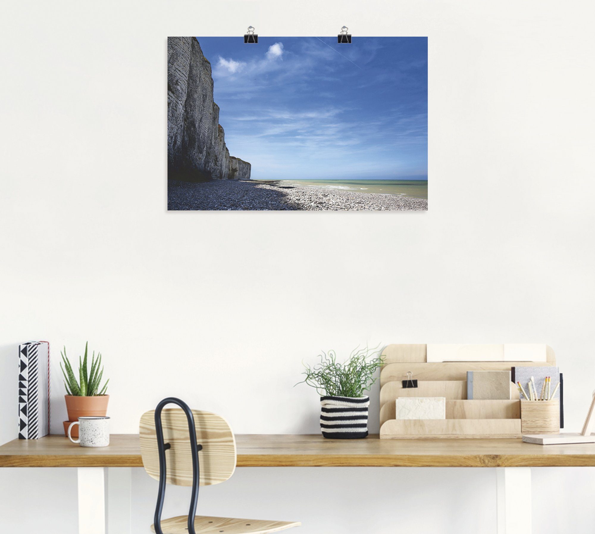 Artland Artprint St. Valery en Caux als artprint van aluminium, artprint op linnen, muursticker of poster in verschillende maten