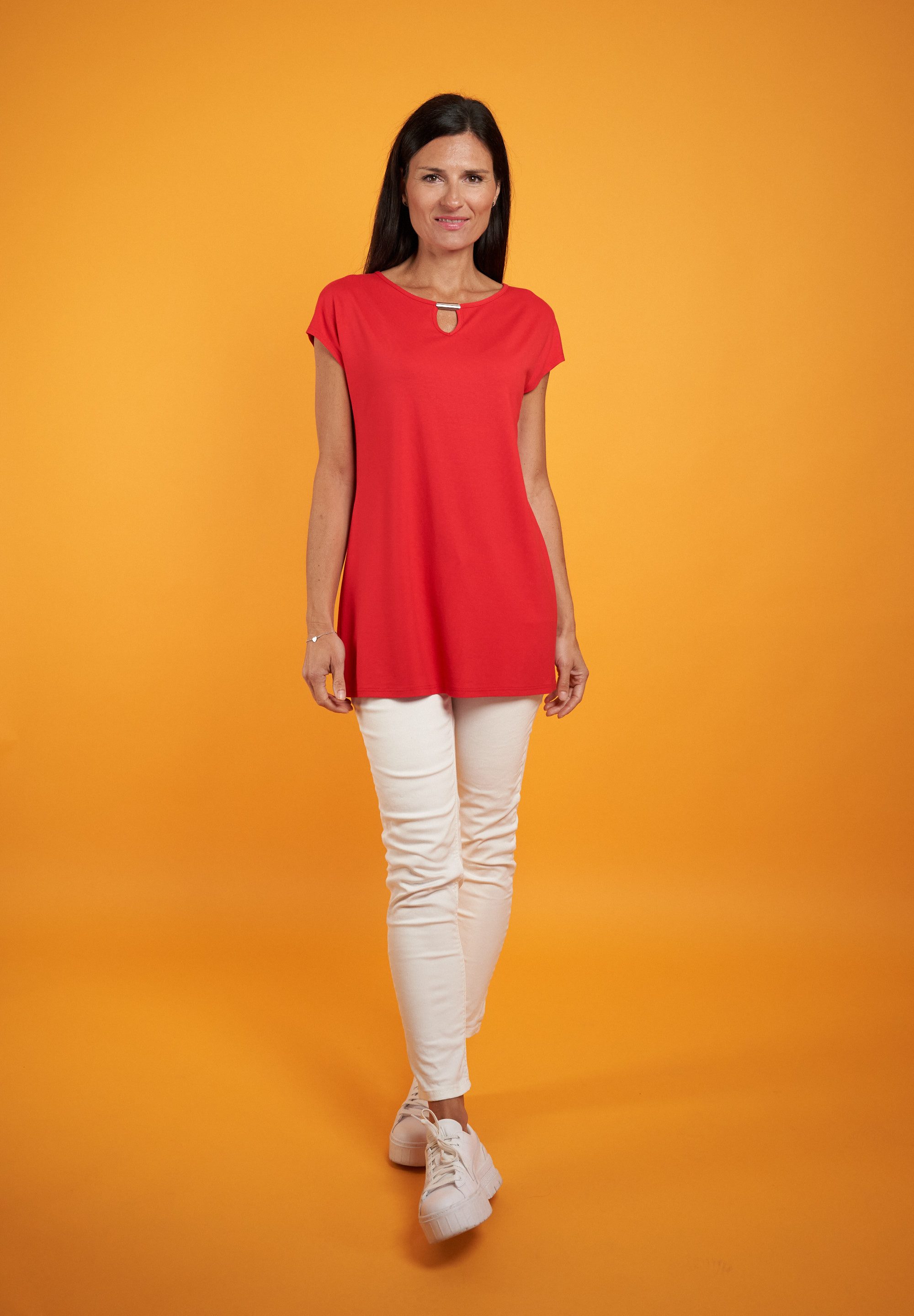 Seidel Moden T-shirt met verbrede schouders, made in germany