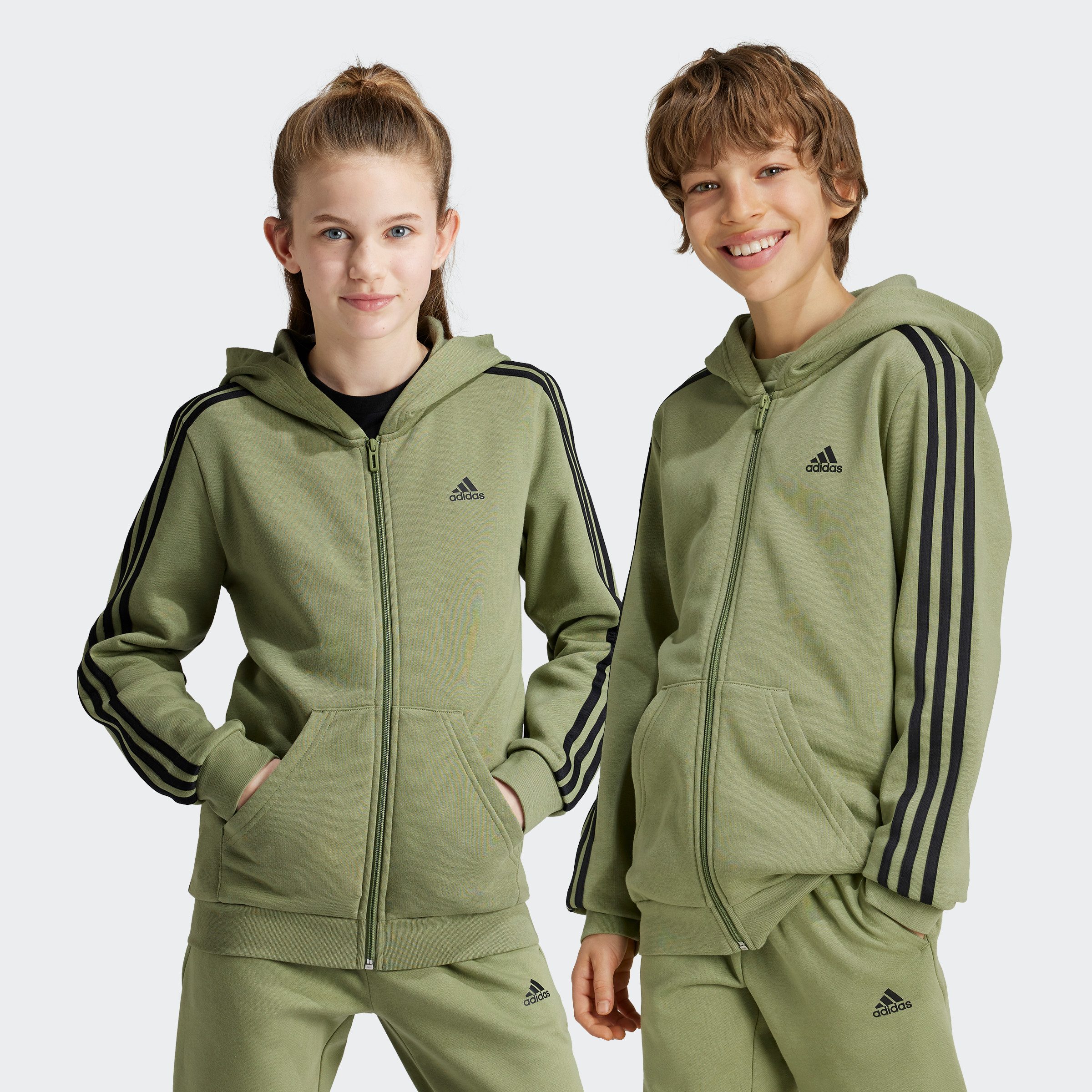 Adidas Sportswear Hoodie U 3S FL FZ HOOD