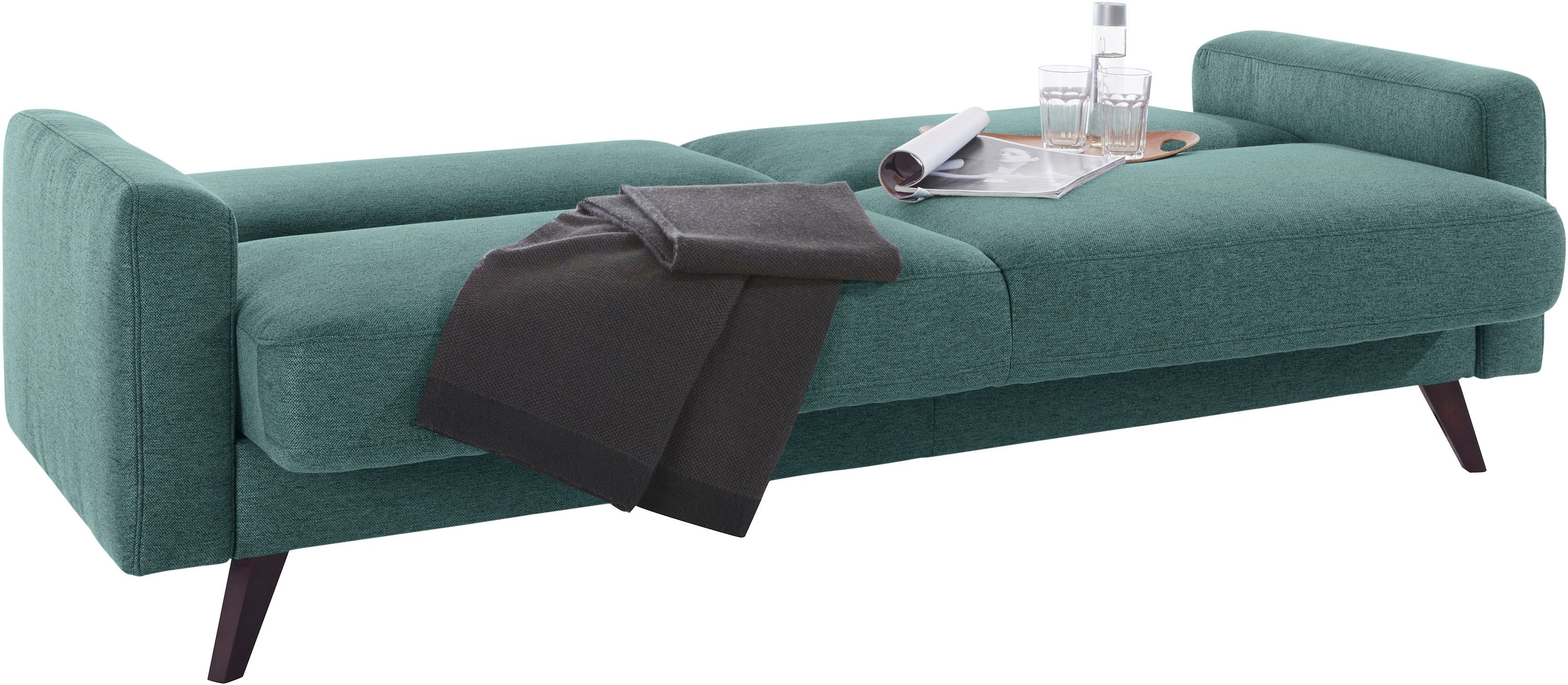exxpo - sofa fashion 3-zitsbank Samso, elegant en comfortabel, geweldig zitcomfort, slaapbank Kipbank, inclusief bedfunctie en bedlade, comfortabele zithoogte 49 cm