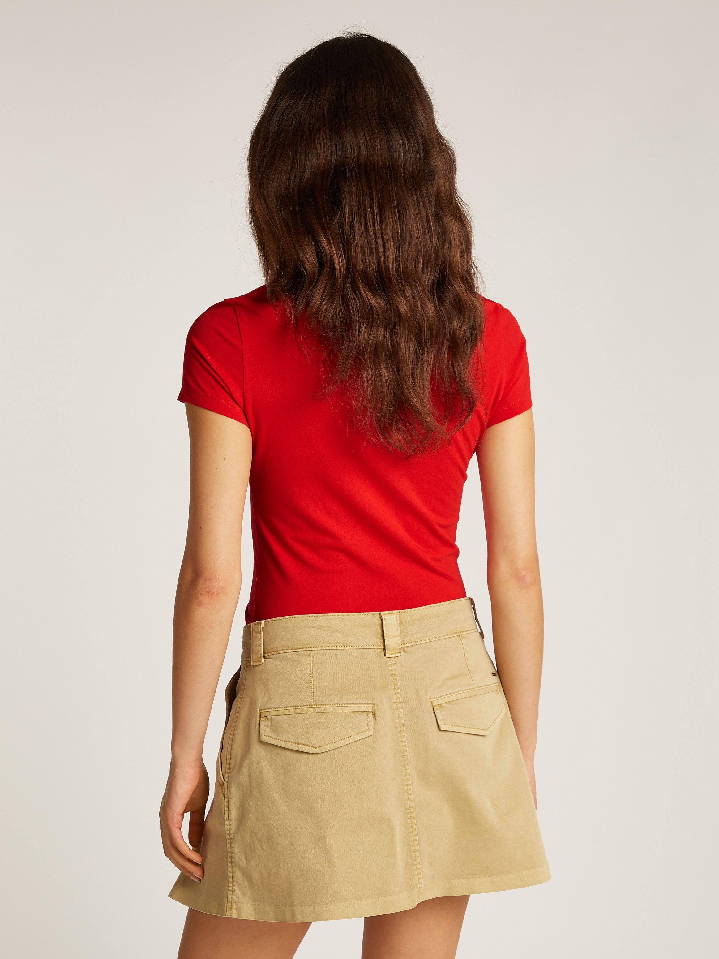 TOMMY JEANS T-shirt TJW SLIM LINEAR TEE EXT