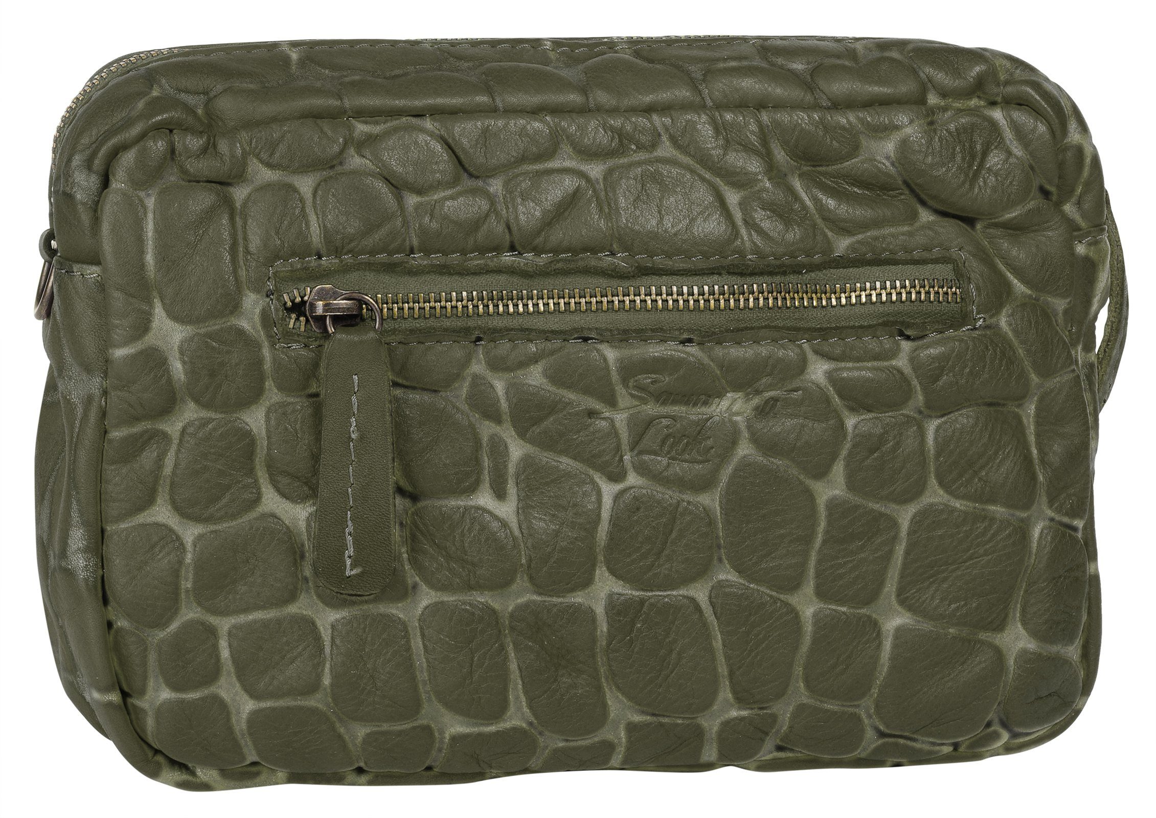 Samantha Look Schoudertas echt leer, made in italy