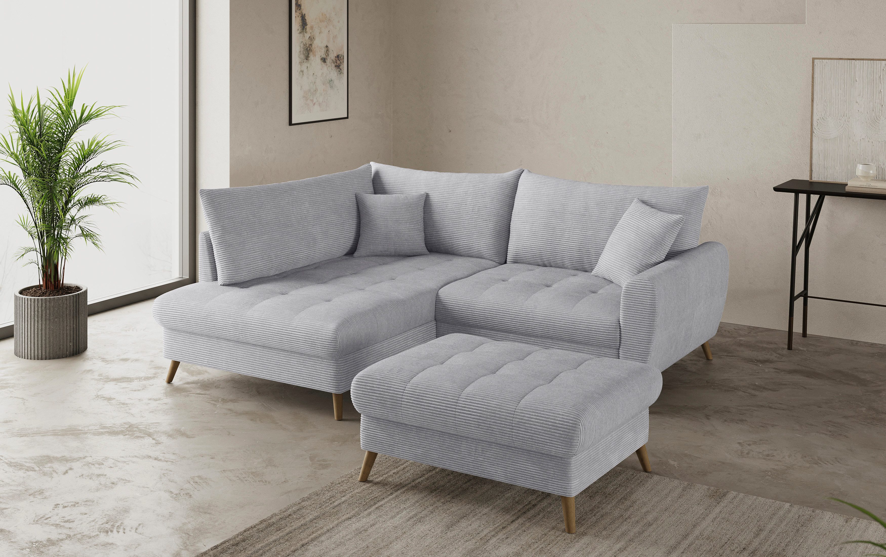 Mr. Couch Hockerbank Blackburn II Geschikt voor de set, optioneel met koudschuim