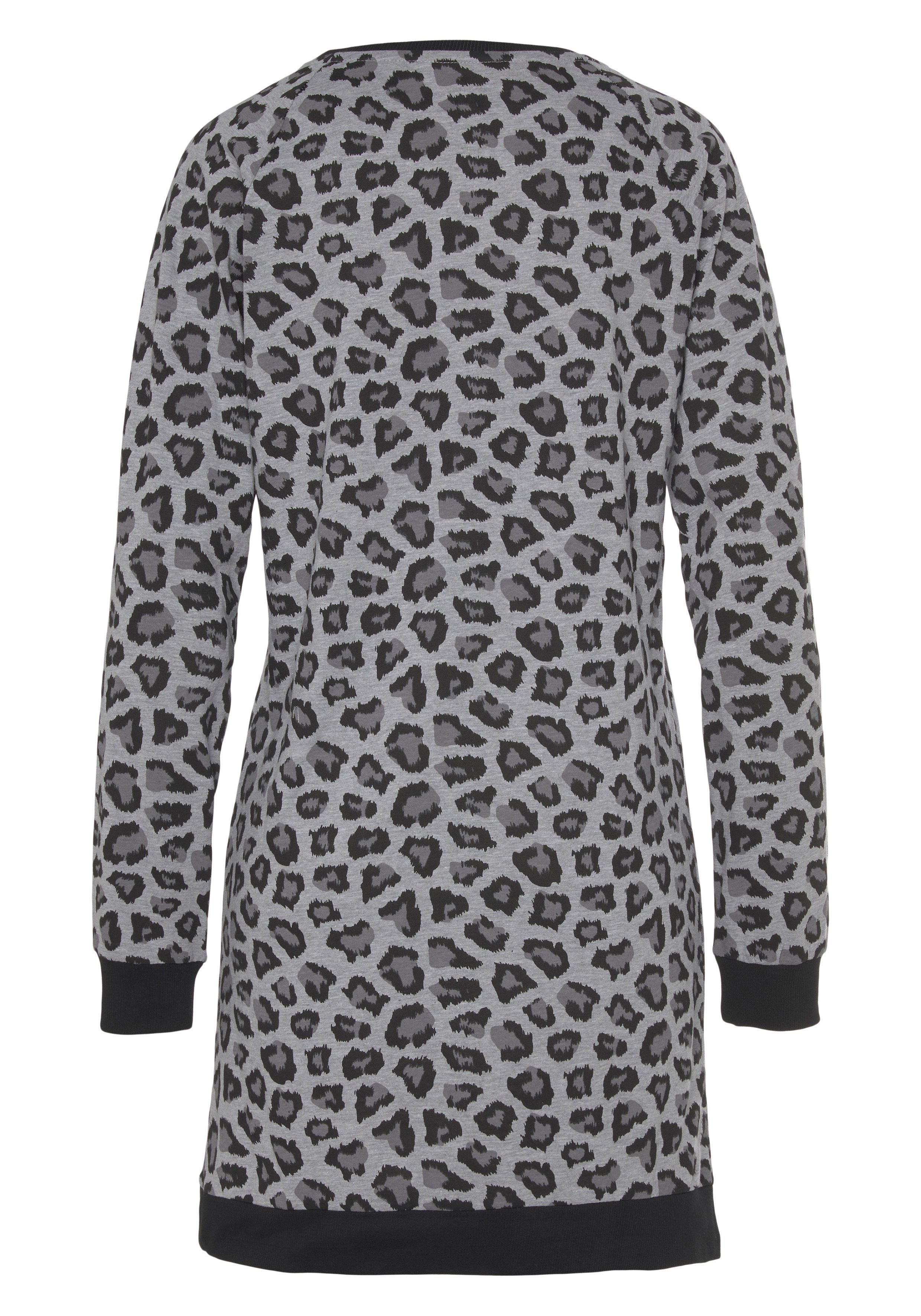 Vivance Dreams Nachthemd met tonale dierenprint