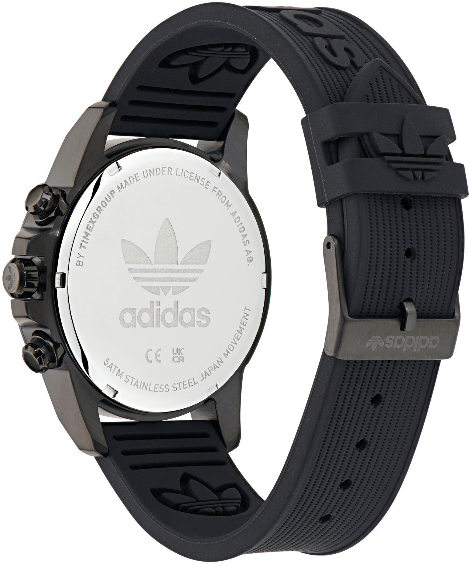 adidas Originals Chronograaf EXPRESSION TWO CHRONO Quartzhorloge, horloge, herrenuur, damenuur, unisex, siliconen band