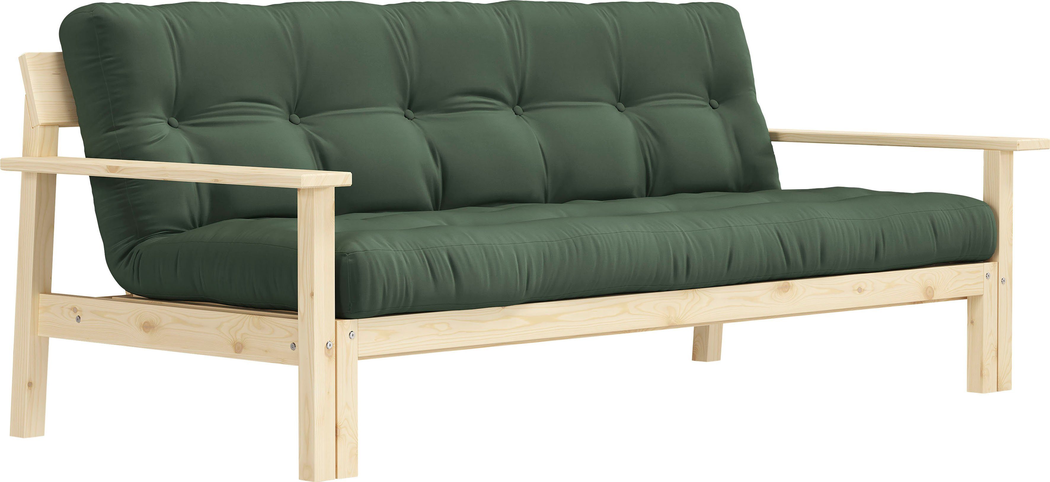 Karup Slaapbank Unwind Met houtstructuur, incl. futonmatras, ligoppervlak 130x190 cm