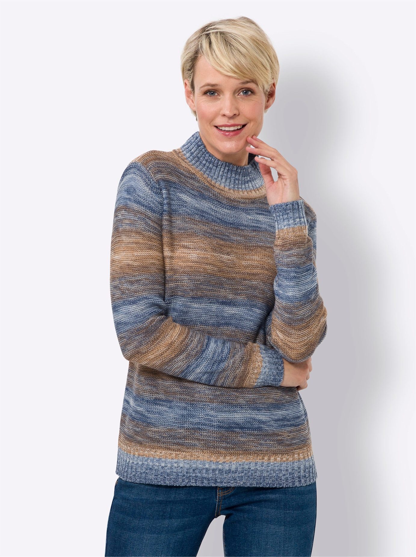 Classic Basics Trui met staande kraag Trui met opstaande kraag