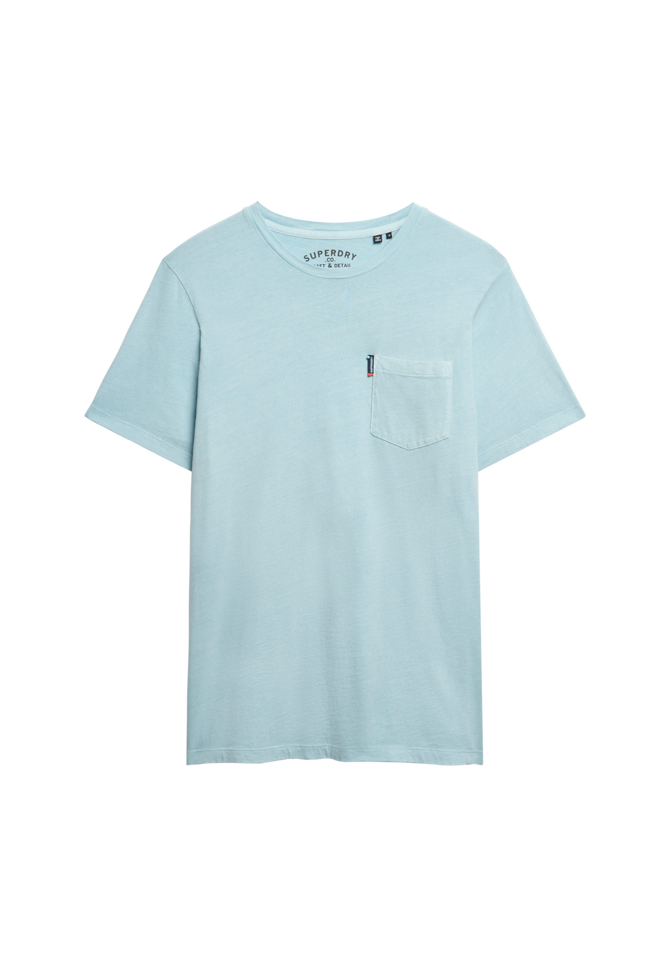 Superdry Shirt met ronde hals CLASSIC ESSENTIAL POCKET TEE