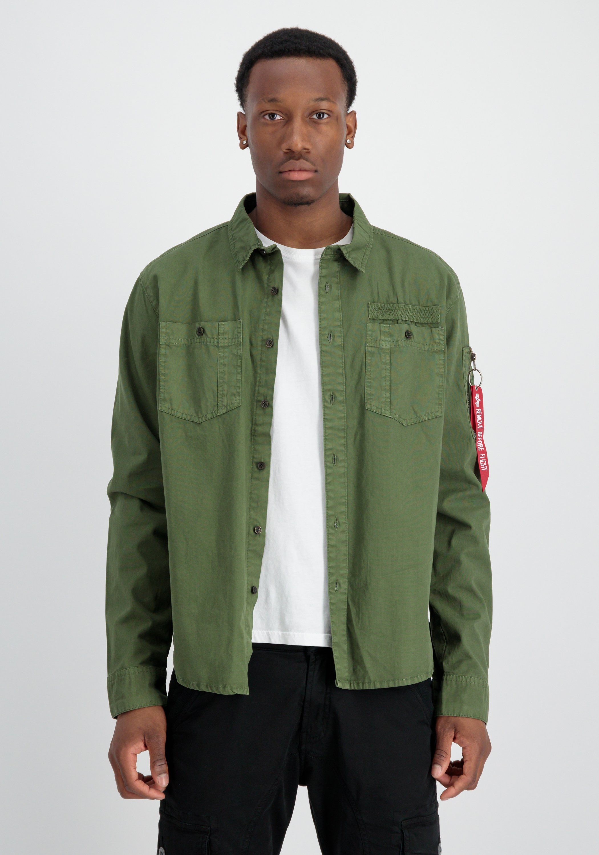 Alpha Industries Oversized shirt Alpha Industries Men - Shirts Air Force EMB Shirt
