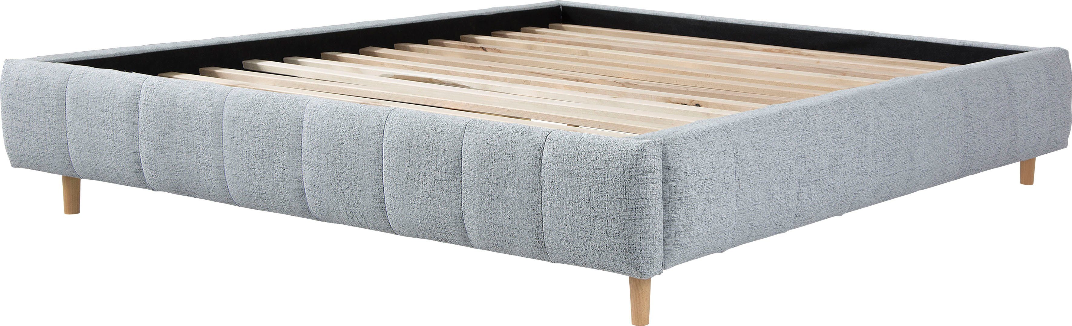 andas Gestoffeerd bed Tarje in 5 breedten, ook in extra lang 220 cm, incl. lattenrol
