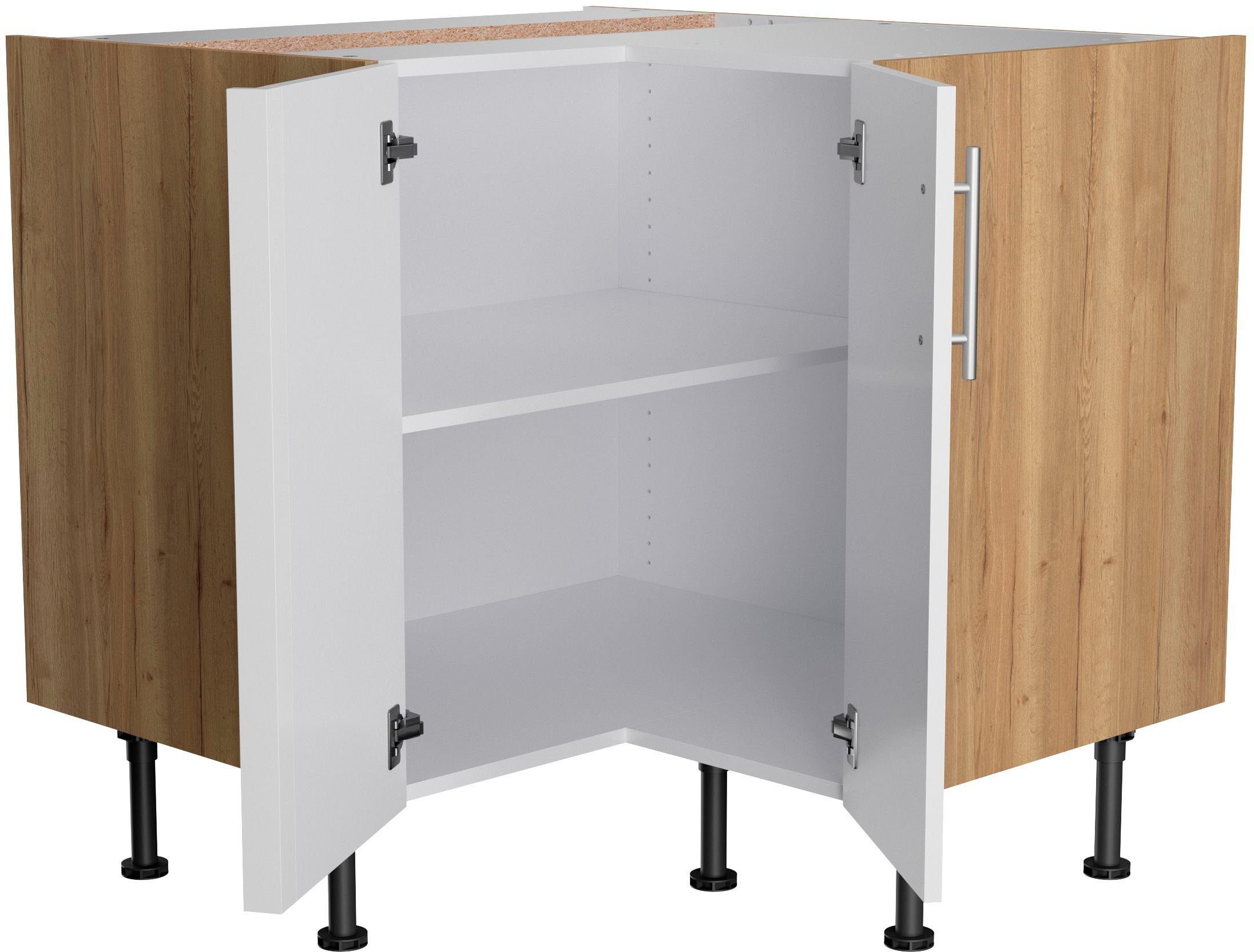 Kochstation Hoekonderkast KS-Ahus Breedte 90x 90 cm