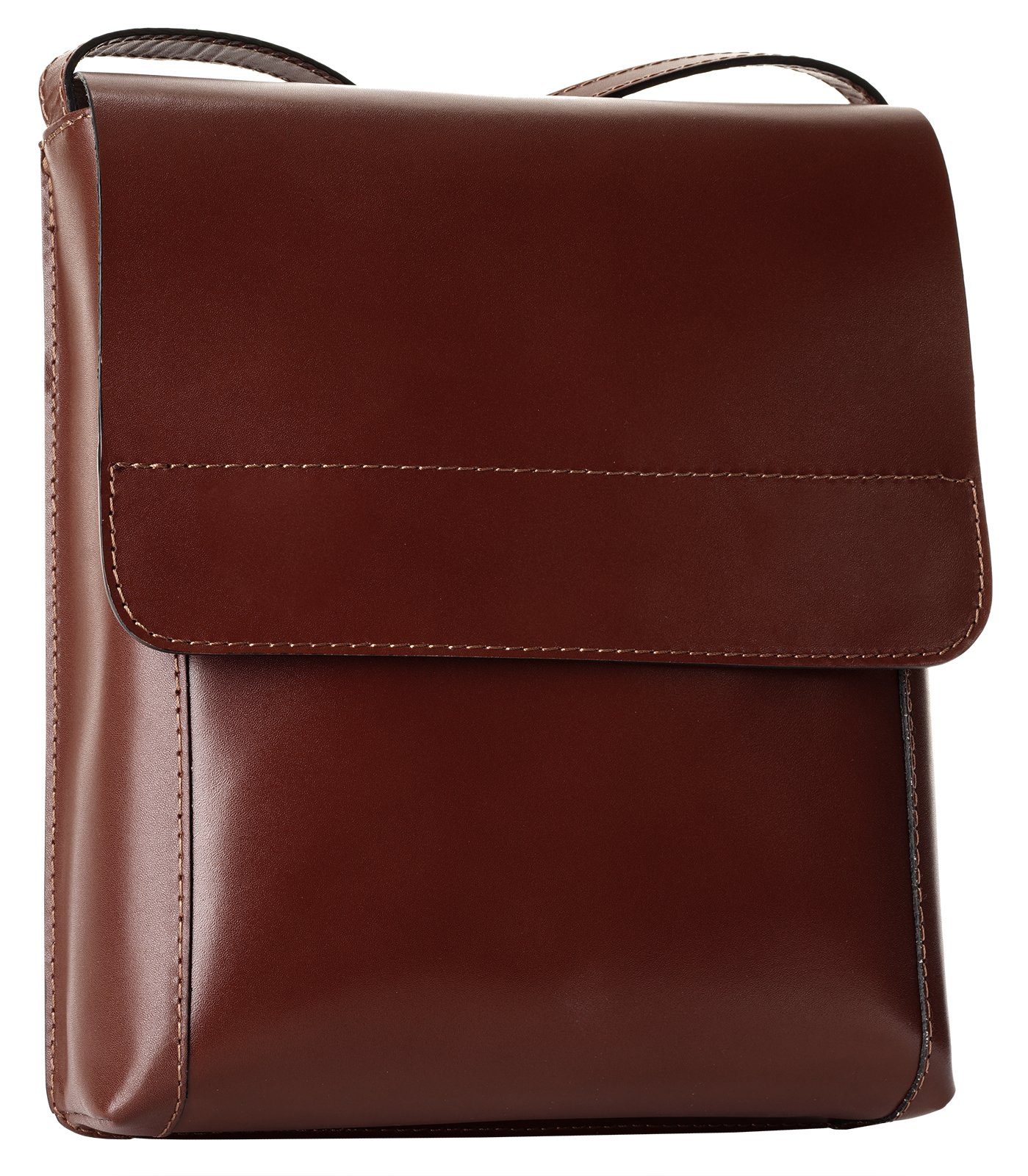 Cluty Schoudertas echt leer, made in italy