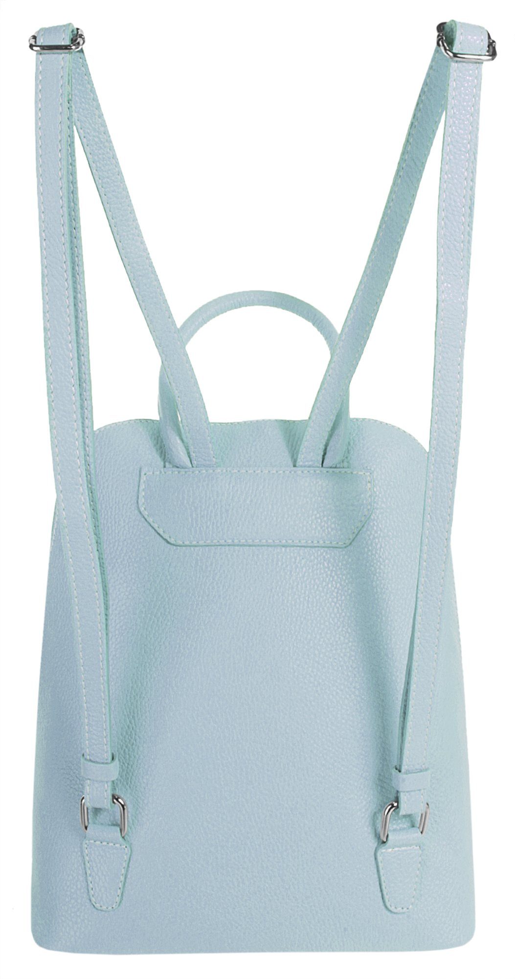 Cluty Rugzak echt leer, made in italy