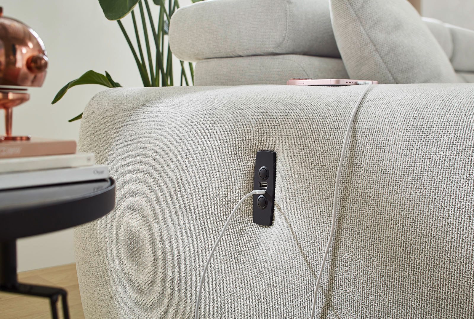 Jockenhöfer Gruppe Zithoek Lesmo U-vorm, met elektromotorische zitdiepteverstelling (25 cm)