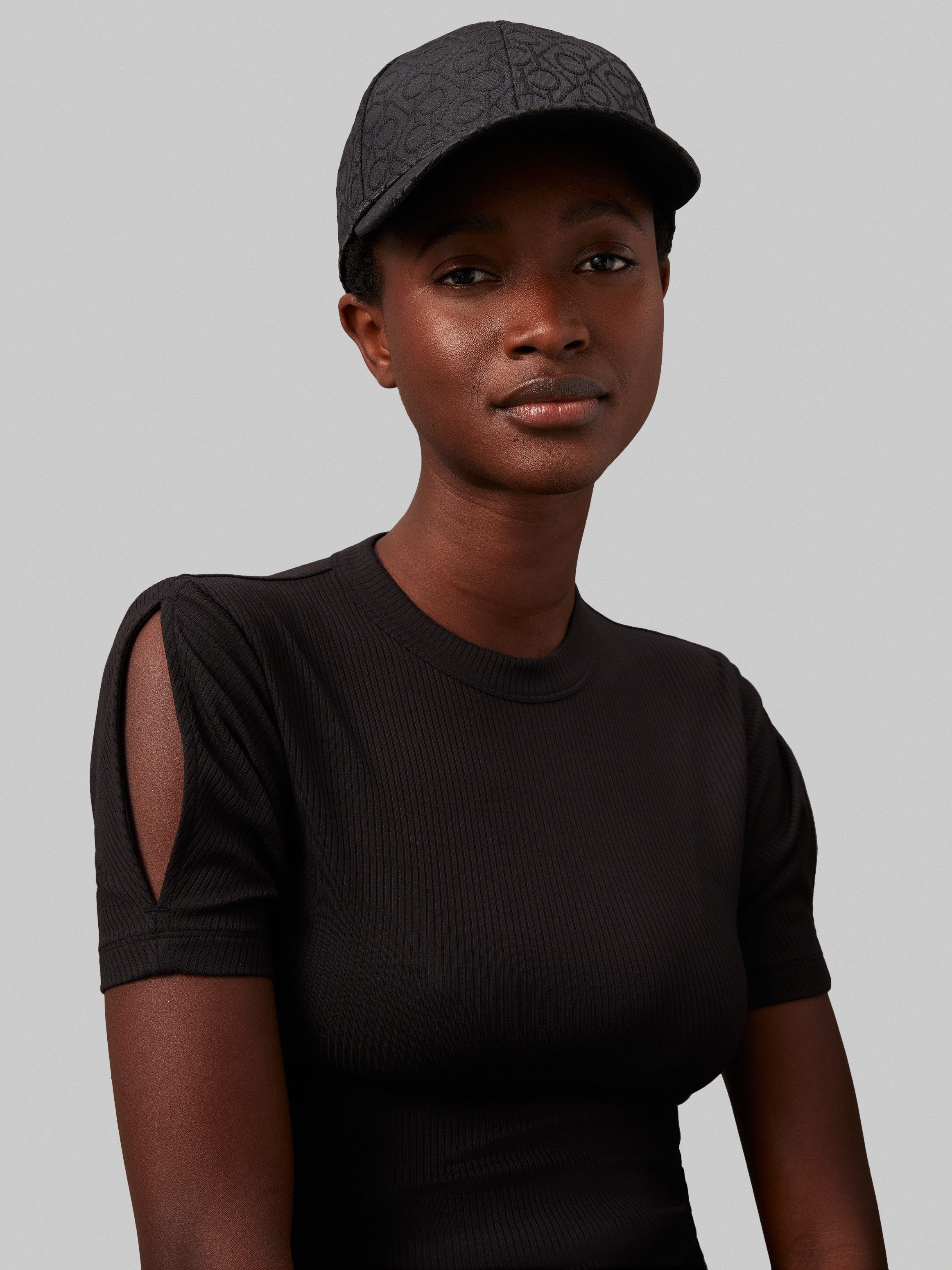 Calvin Klein Snapback cap MONOGRAM JACQUARD CAP met logo-embossing unisex