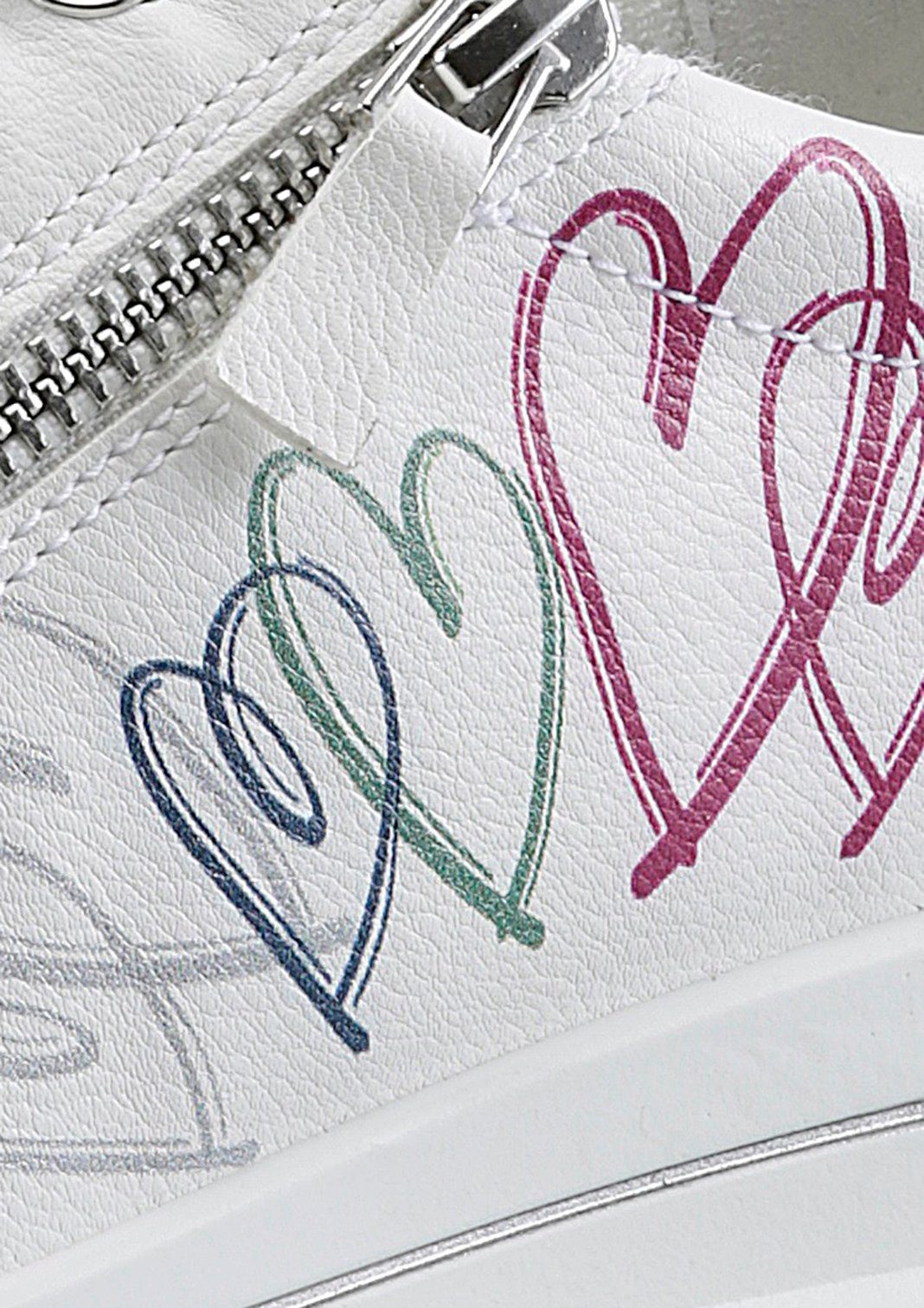 Ara Sneakers OSAKA met high soft voetbed, h-breedte, vrijetijdsschoen, lage schoen, veterschoen