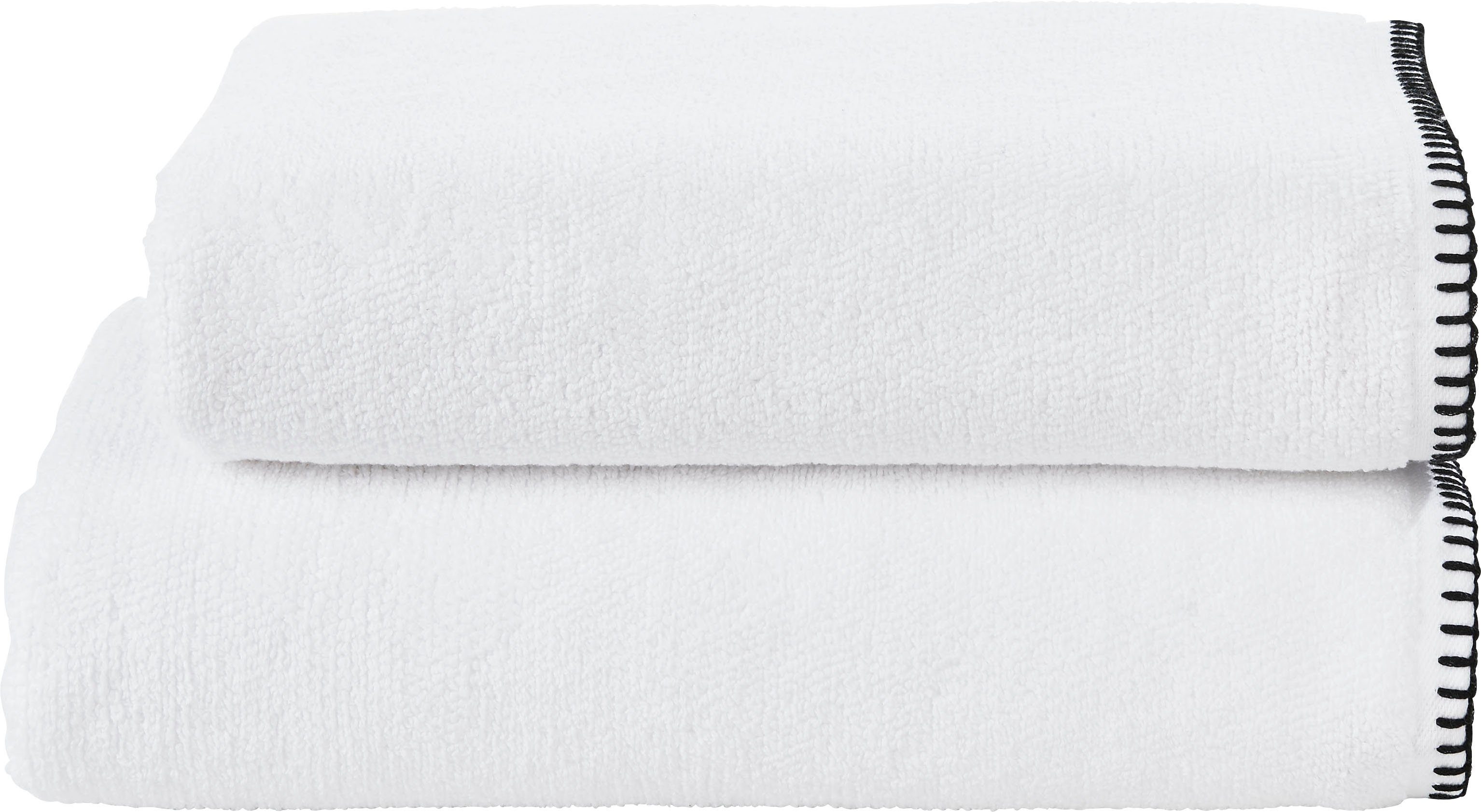 done.® Douchelaken Deluxe Prime Unikleuren, hotelkwaliteit van hoogwaardige gedraaide badstof, met siernaad (1 stuk)