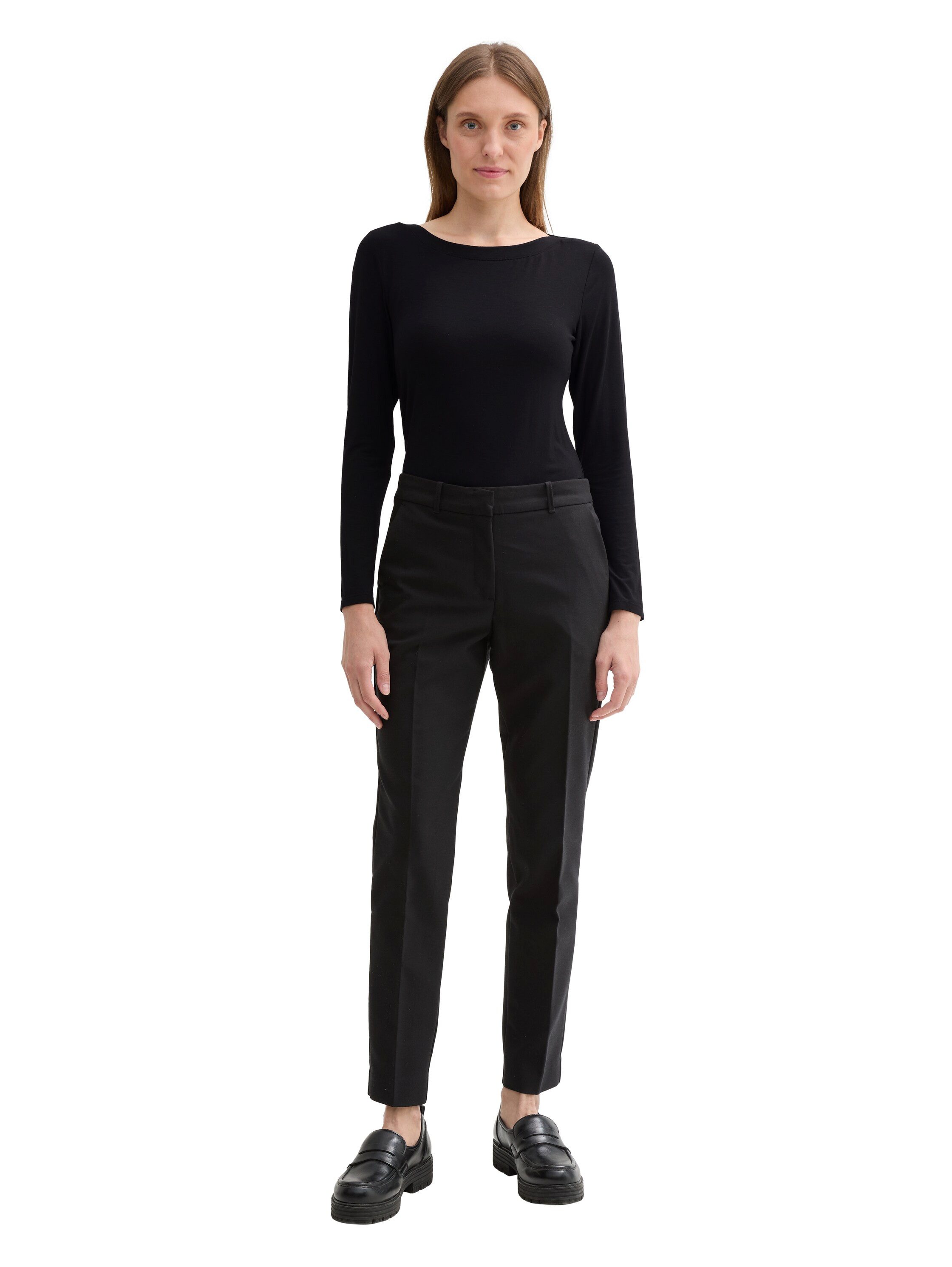 Tom Tailor Shirt met lange mouwen met boothals