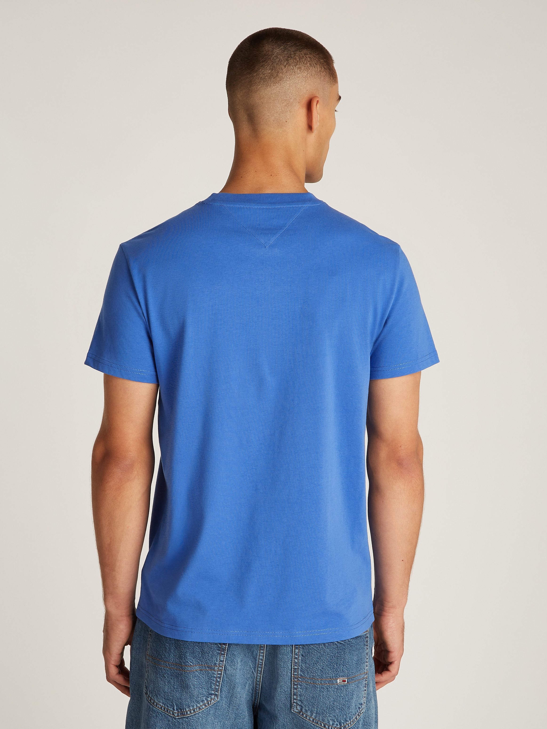 TOMMY JEANS T-shirt TJM SLIM LINEAR CHEST SS TEE EXT