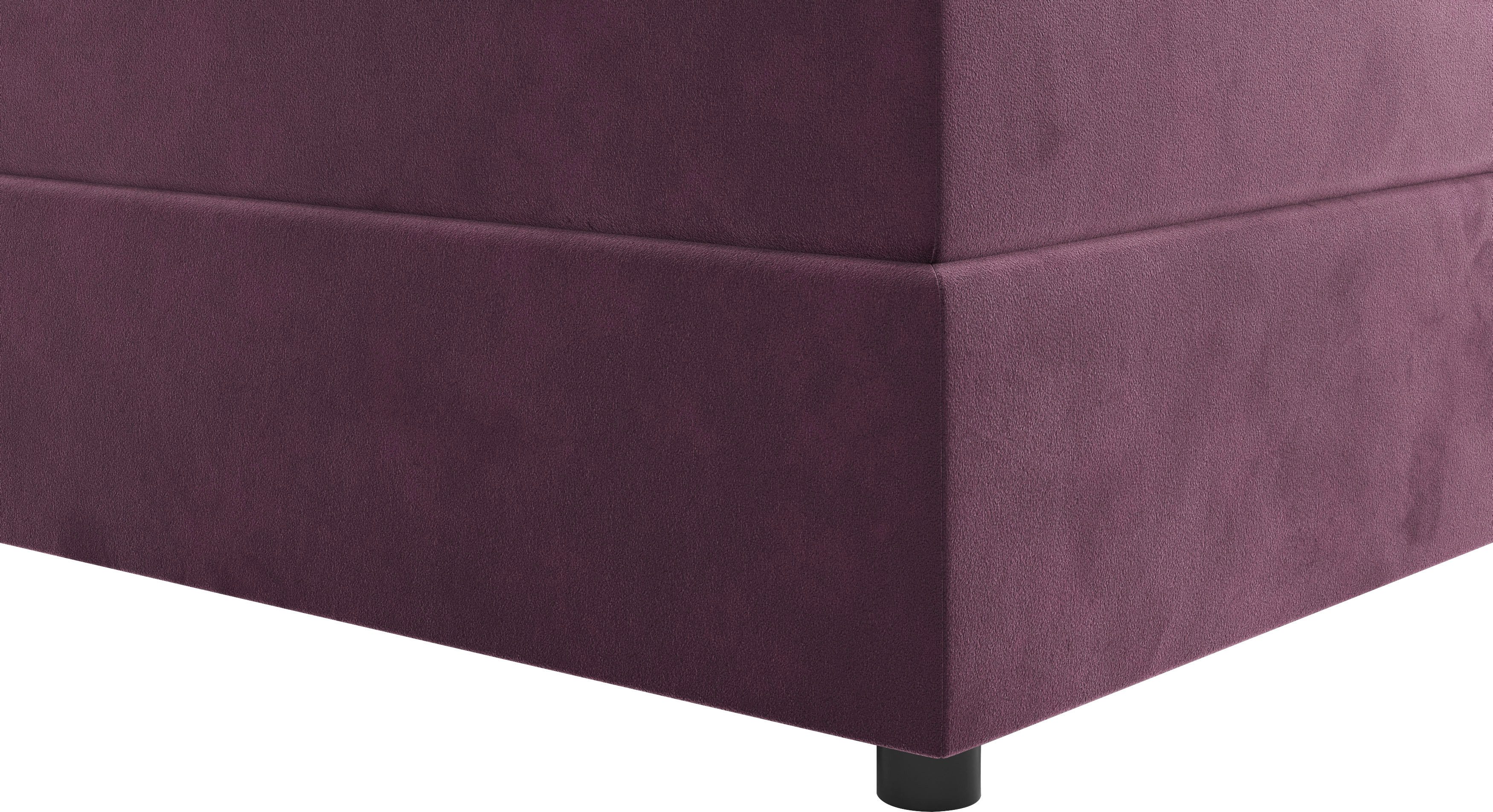 COTTA Boxspring Castlerock met strass-steentjes in het hoofdeinde, incl. topper