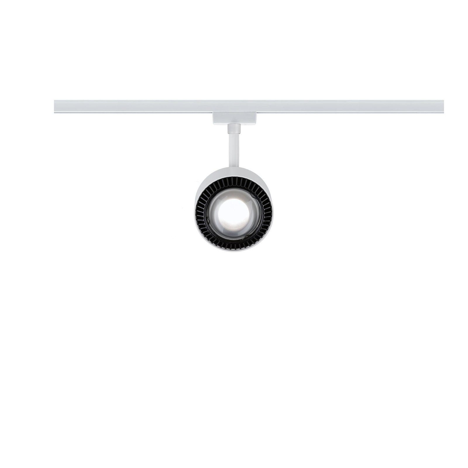 Paulmann Railsysteem-lampen URail rail spot Aldan Enkelspot 498lm 8W 2700K 230V Wit, Zwart