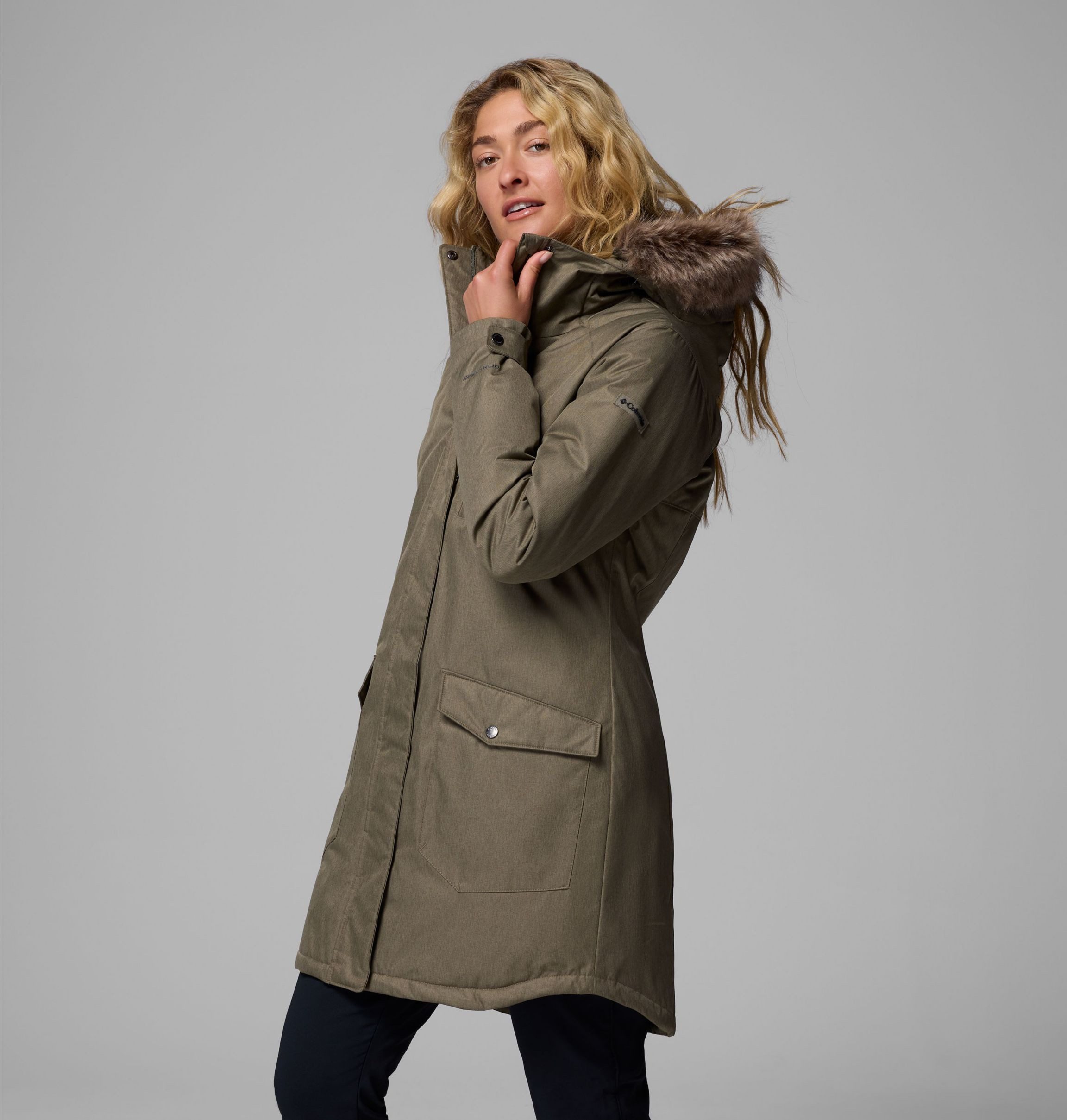 Columbia Parka SUTTLE MOUNTAIN LONG INSULATED JACKET (1 stuk)