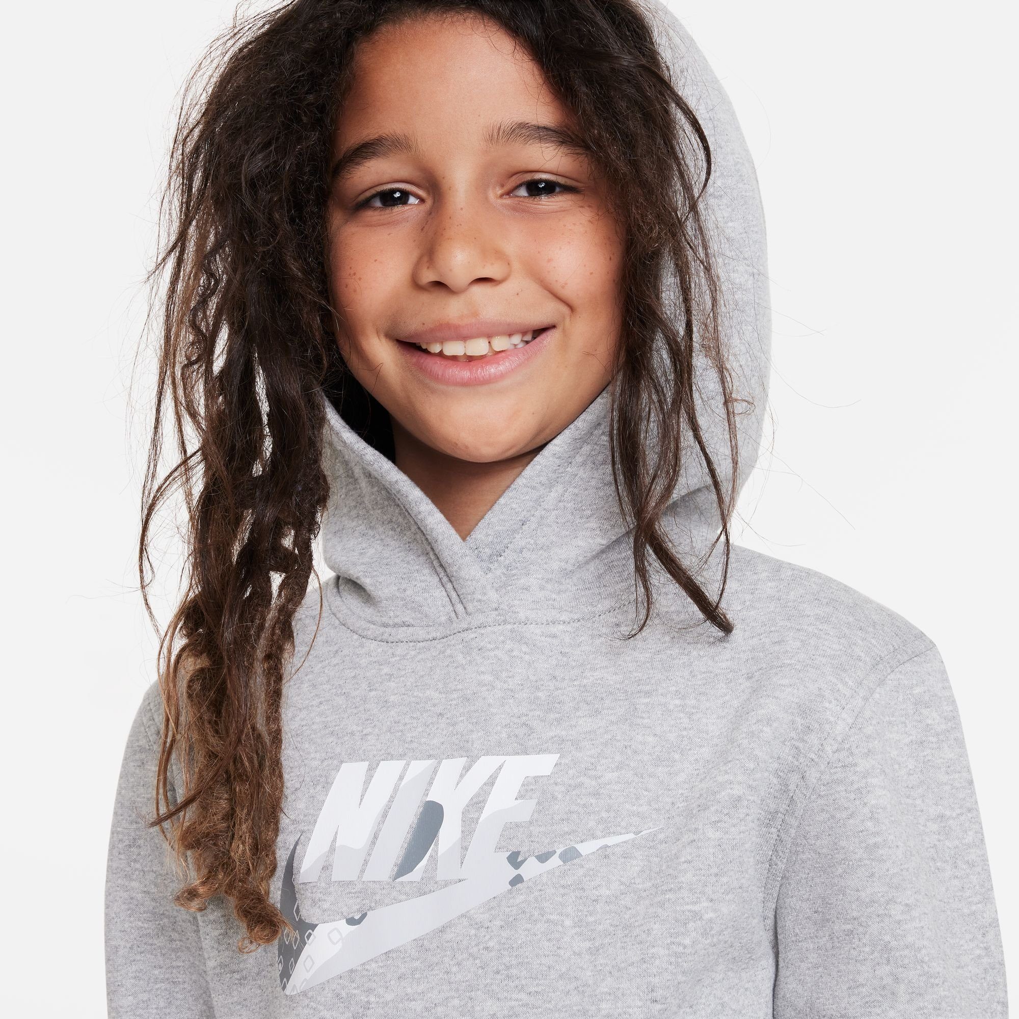 Nike Sportswear Hoodie CLUB FLEECE BIG KIDS' GRAPHIC HOODIE