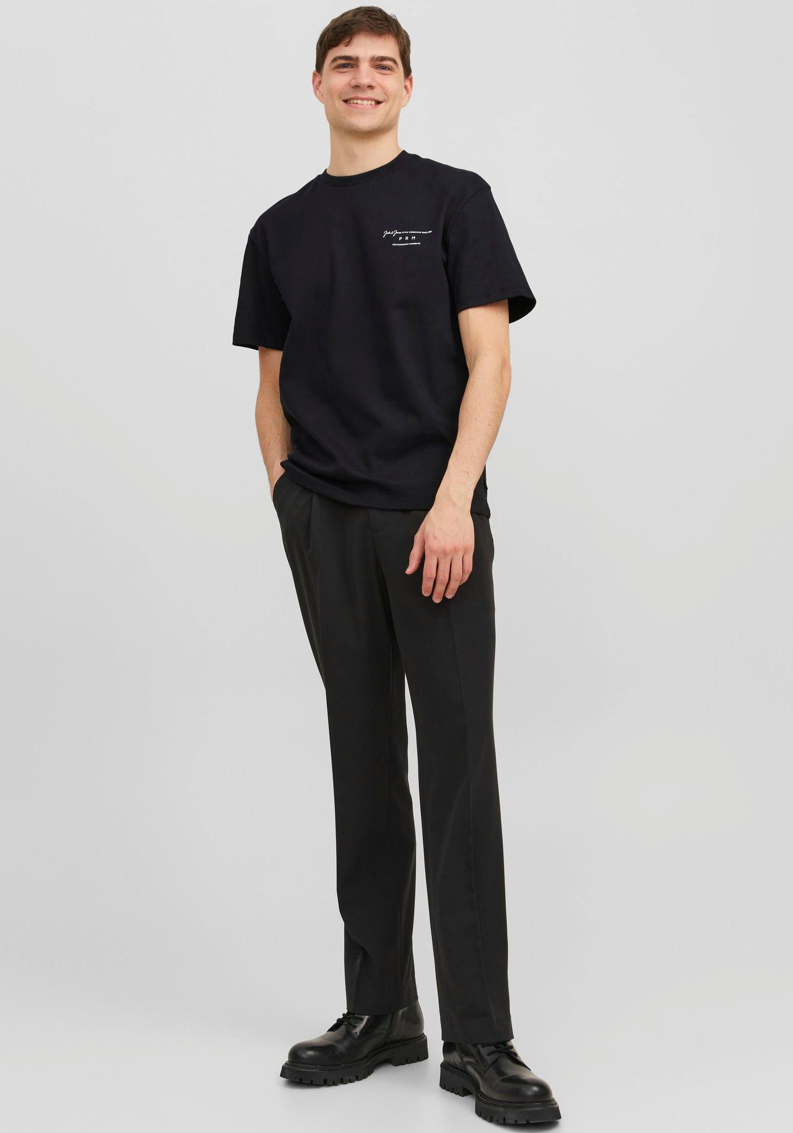 Jack & Jones Shirt met ronde hals JPRBLASANCHEZ BRANDING TEE CREW NECK SN