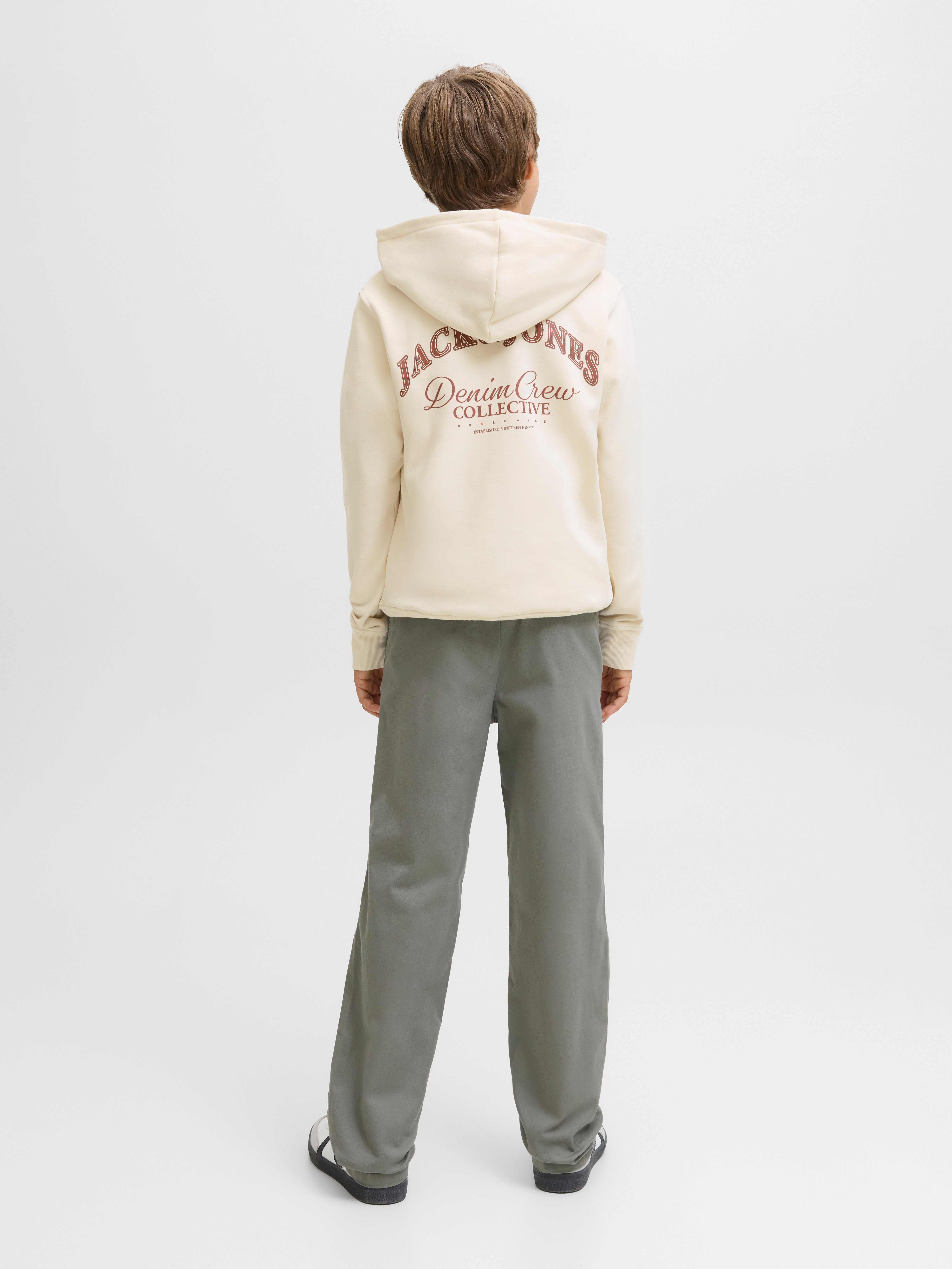 Jack & Jones Junior Hoodie JJEBRANDES BACKP RELAXED SWEAT H SN JNR