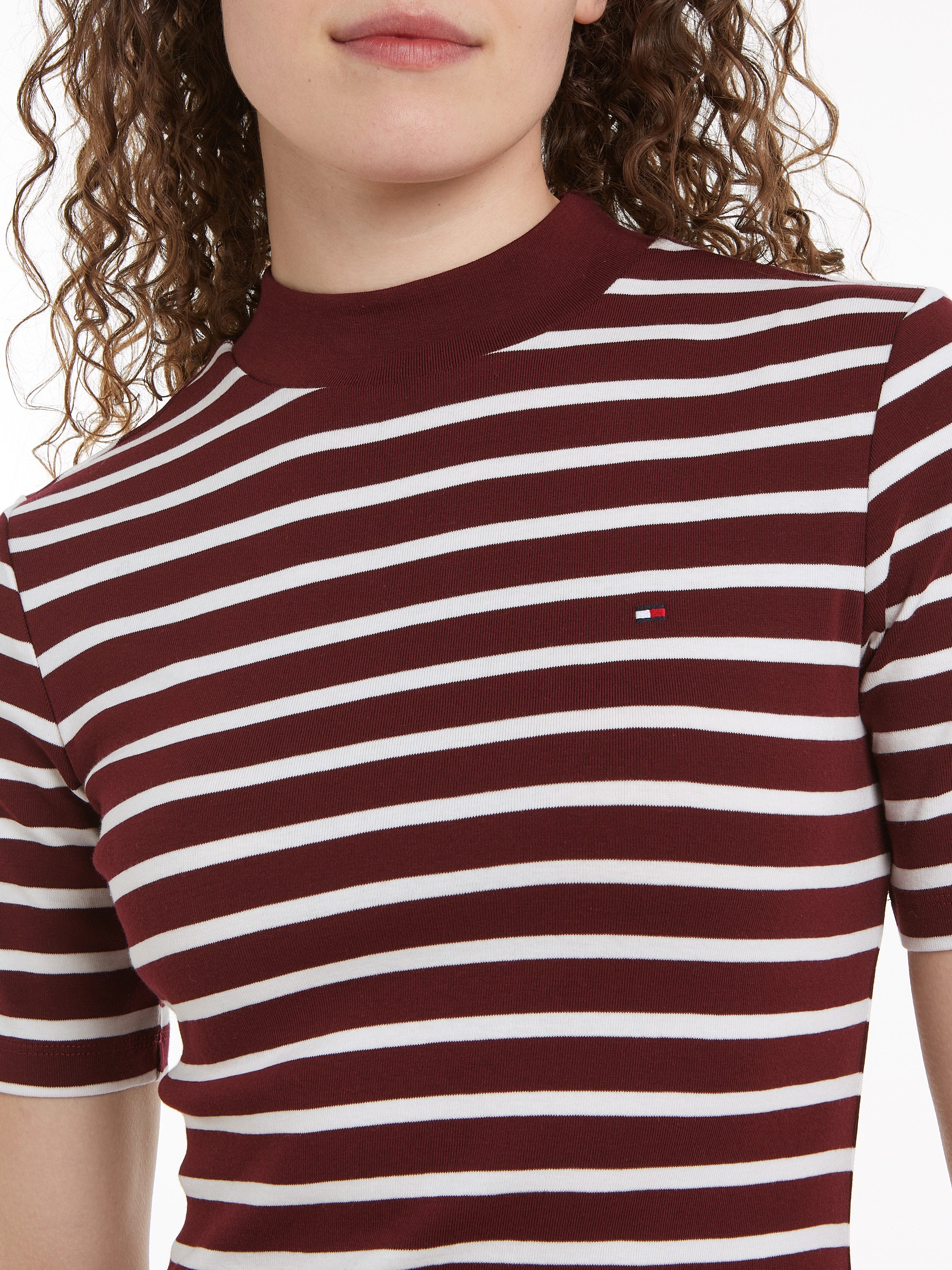 Tommy Hilfiger Shirtjurk SLIM CODY MOCK-NK DRESS