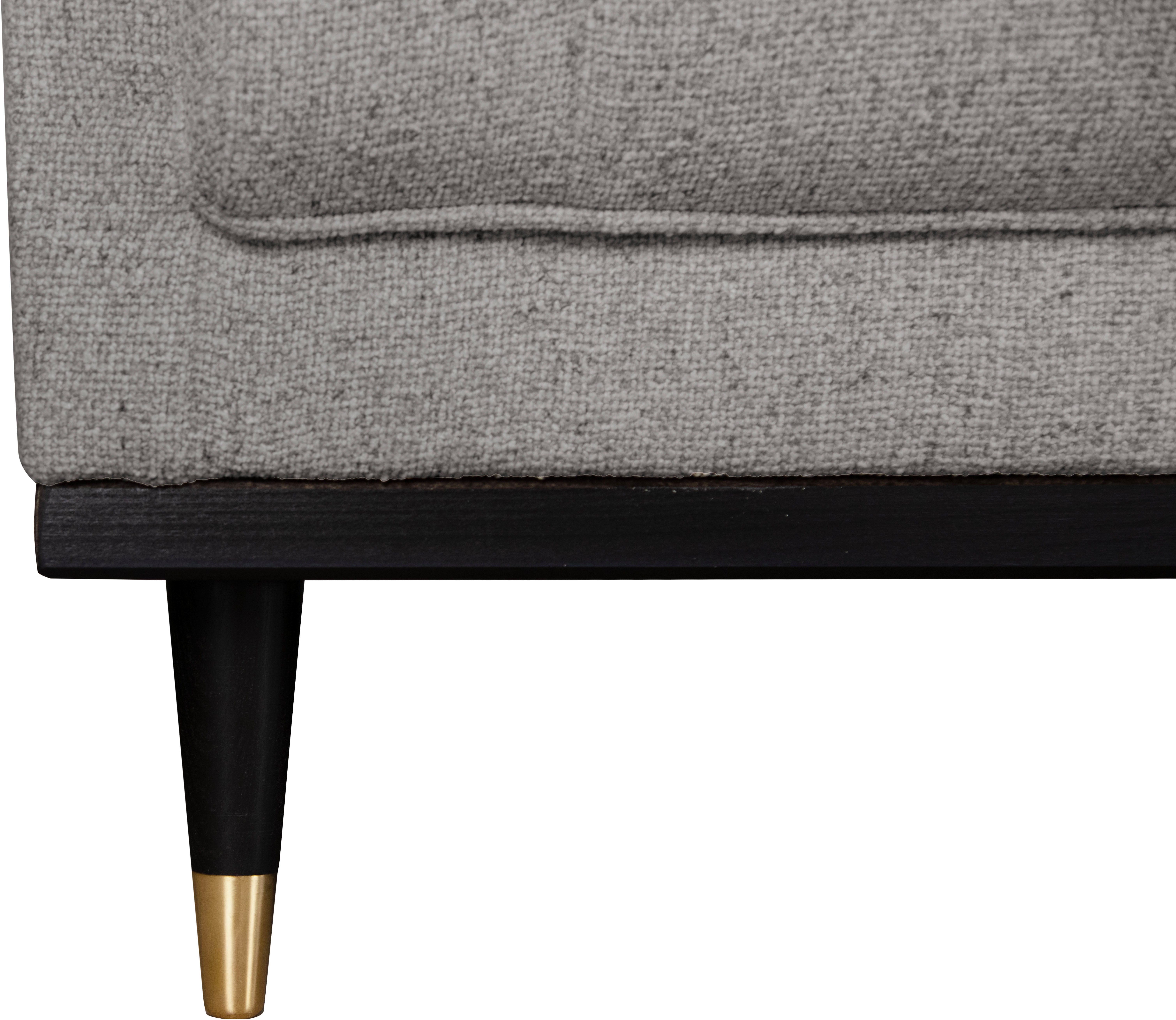 Guido Maria Kretschmer Home&Living 2-zitsbank Chamby met houten rand onder en stiksels bij de leuning