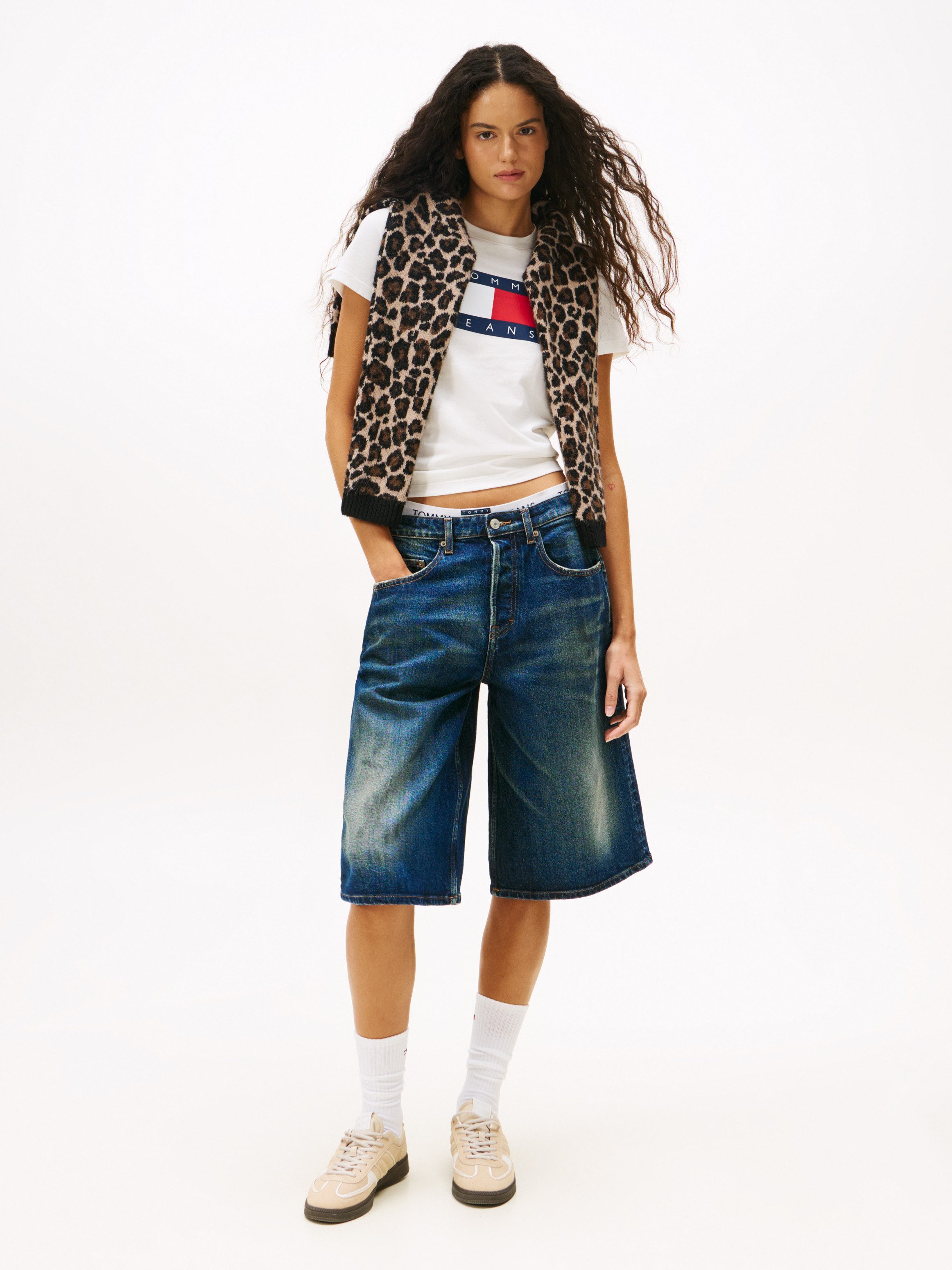 TOMMY JEANS Shirt met korte mouwen TJW REG TJ FLAG SS TEE