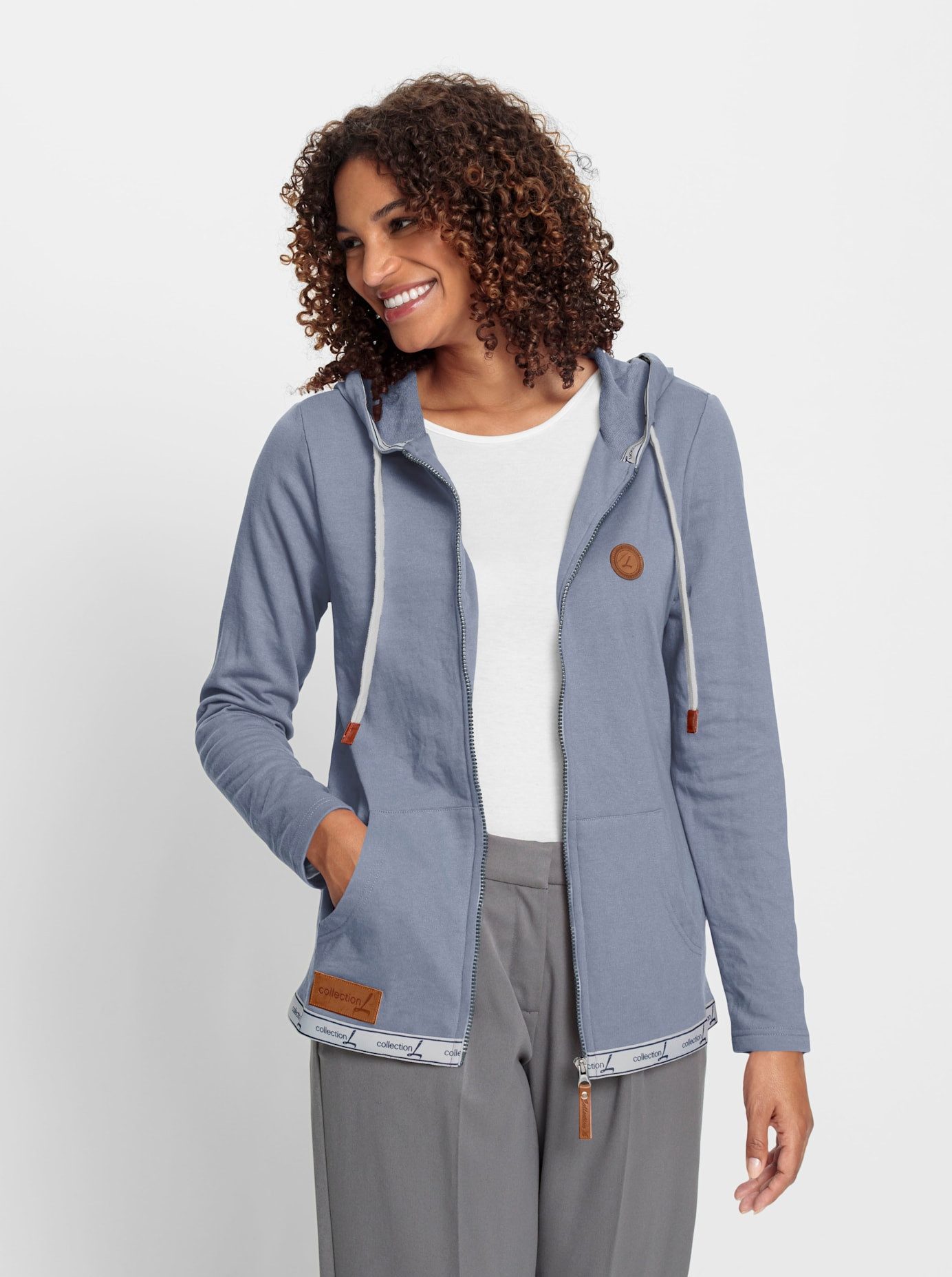 Casual Looks Shirtjasje Sweatvest (1-delig)