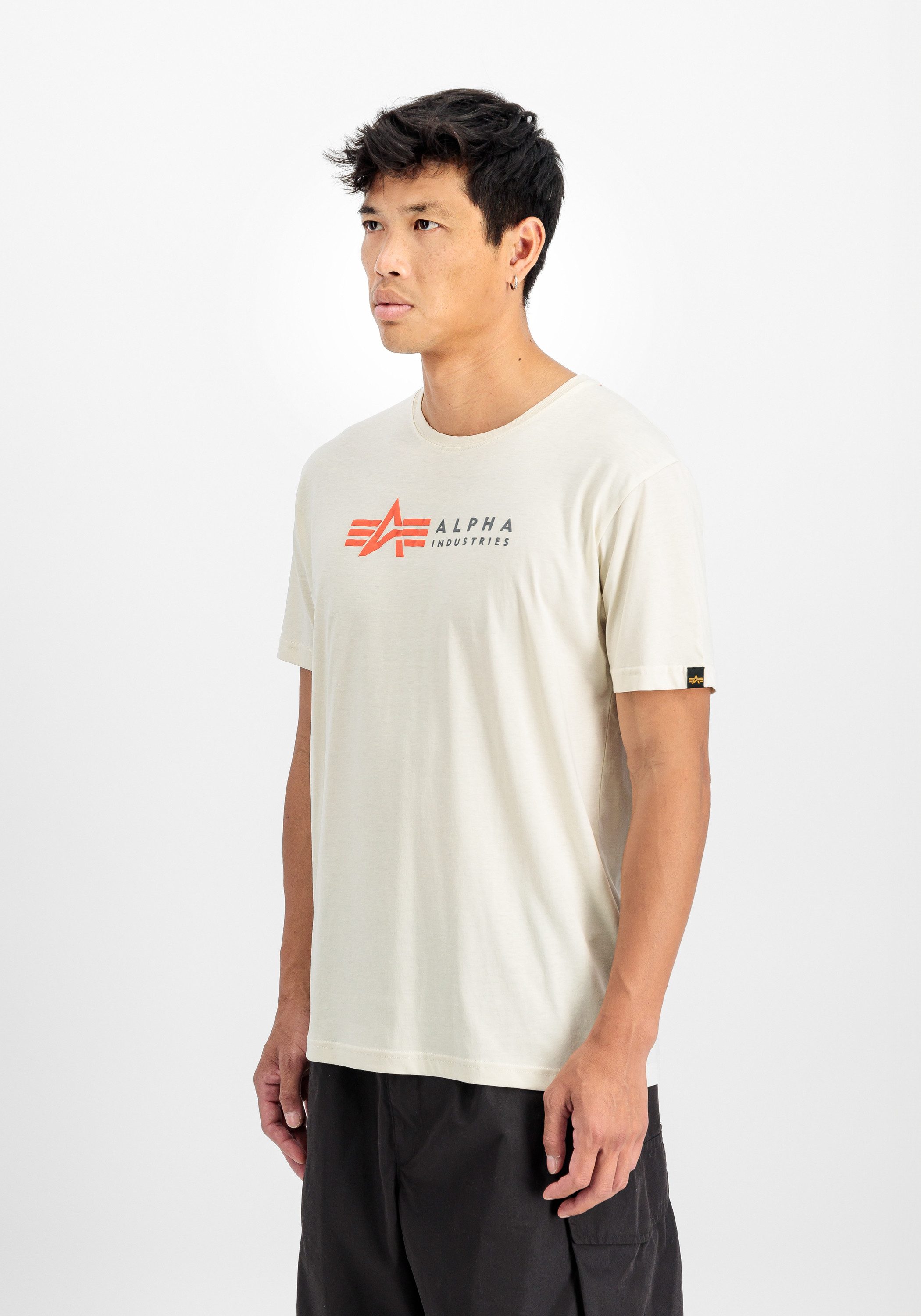 Alpha Industries T-shirt Alpha Industries Men - T-Shirts Alpha Label T Puff Print