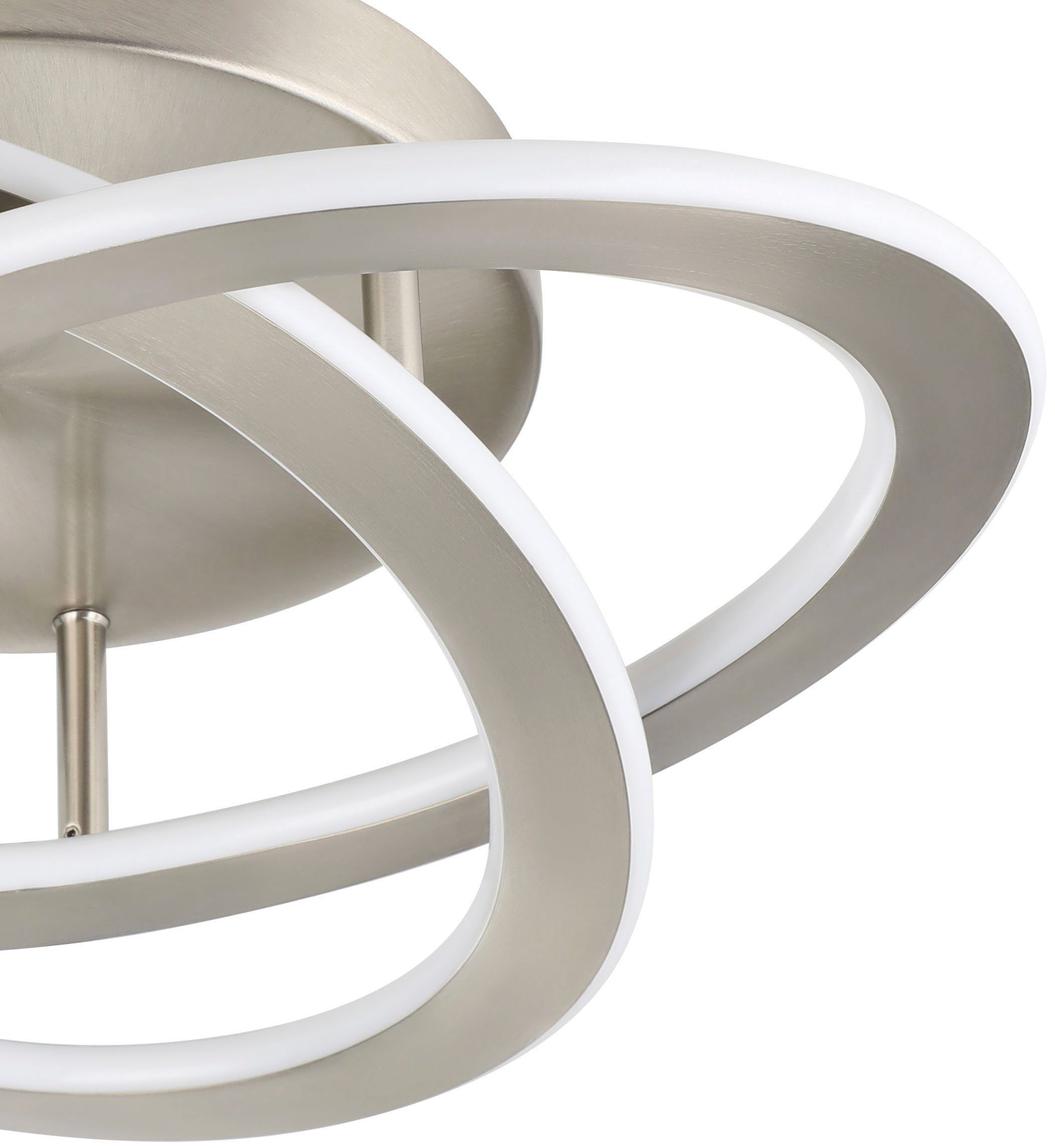 EGLO Plafondlamp ROLIMARE Plafondlamp in nikkel van alu - 35W - neutraalwit (1 stuk)