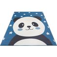 hanse home vloerkleed voor de kinderkamer panda pepples blauw