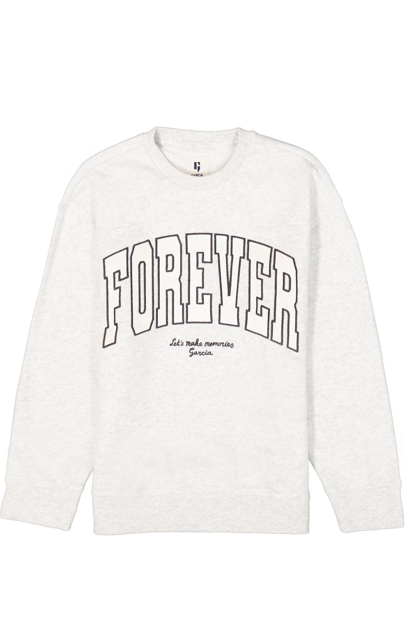 Garcia Sweatshirt met frontprint, voor meisjes