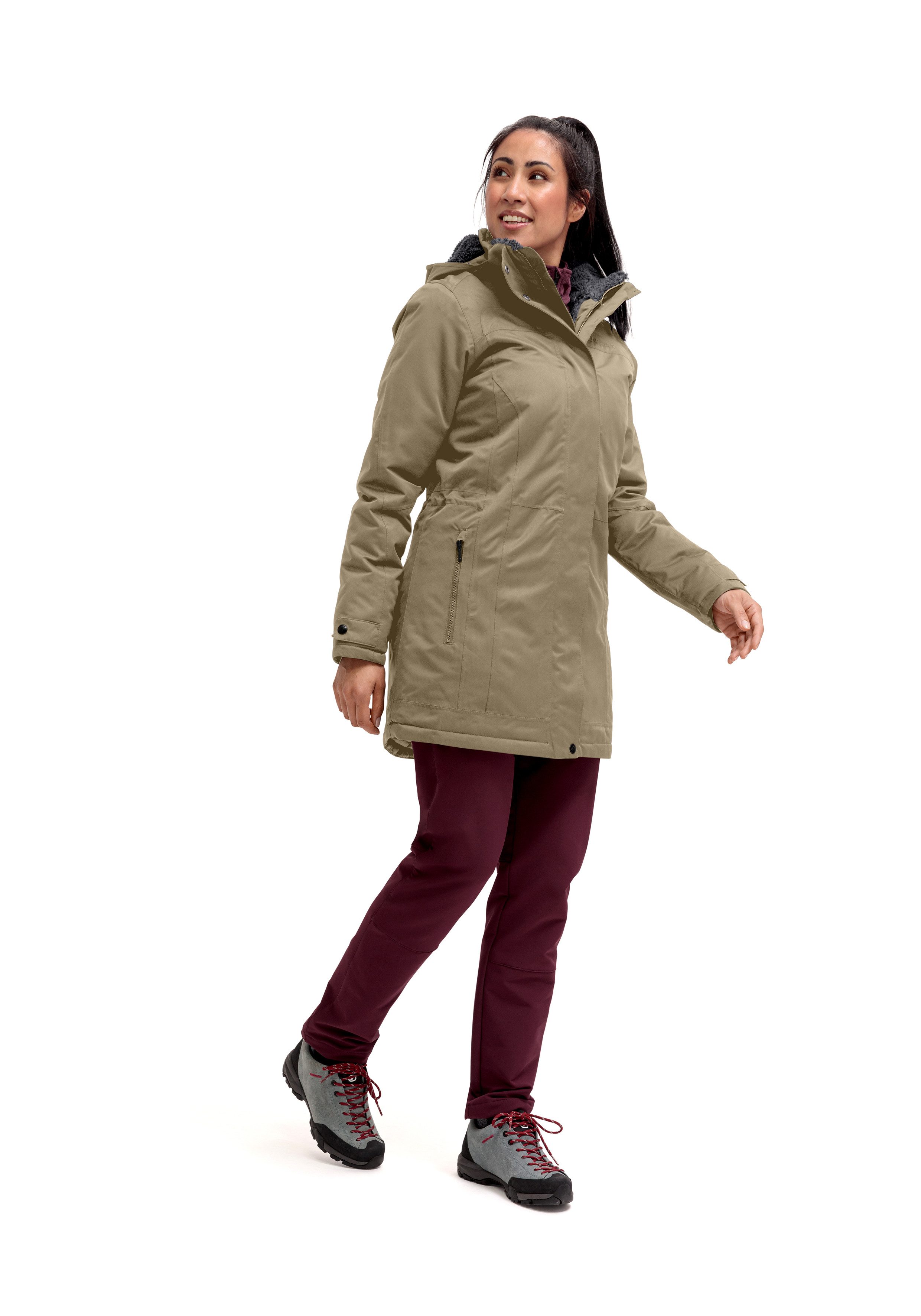 Maier Sports Functioneel jack Lisa 2.1 Dames mantel, ademende wintermantel, 2 ritszakken, regular fit