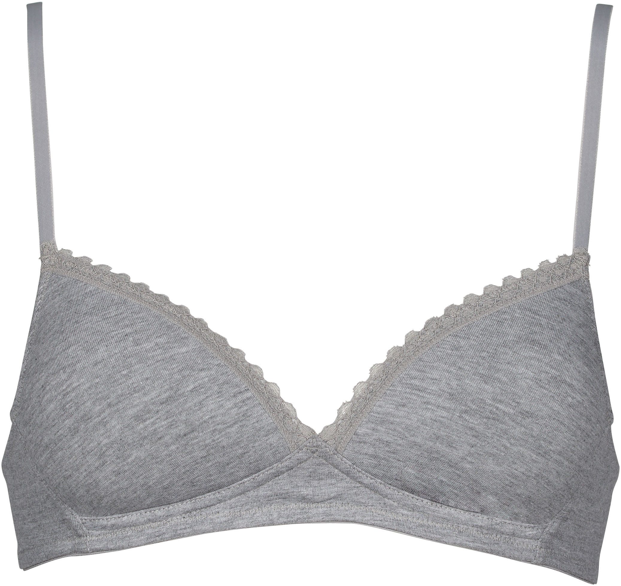 MUSTANG Soft-bh Padded cotton bra met delicate kantapplicatie (Set van 2)