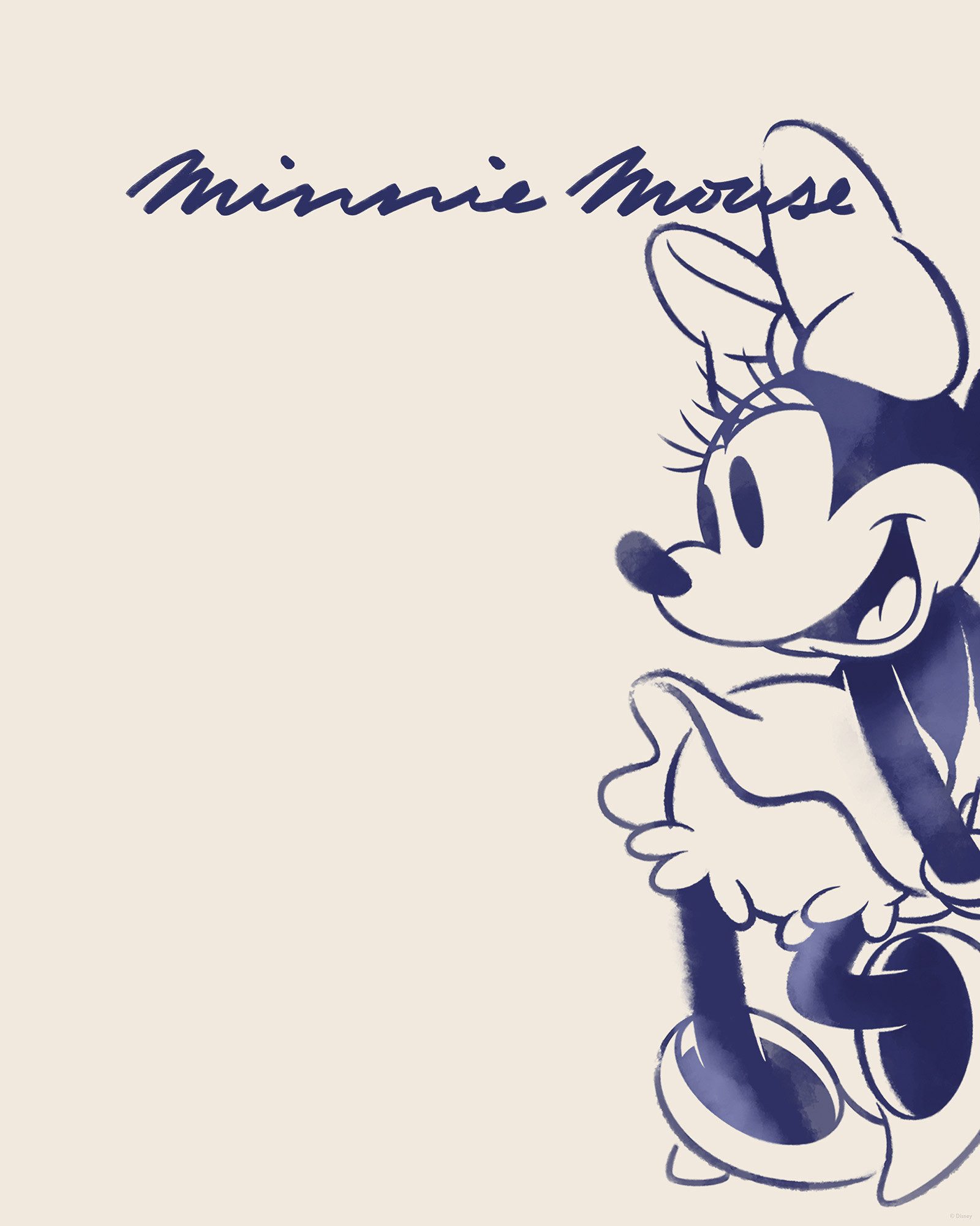 Komar Artprint Disney Minnie Mouse Sweet Dancing 40 x 60 cm (breedte x hoogte) - kinderkamer, decoratie (1 stuk)