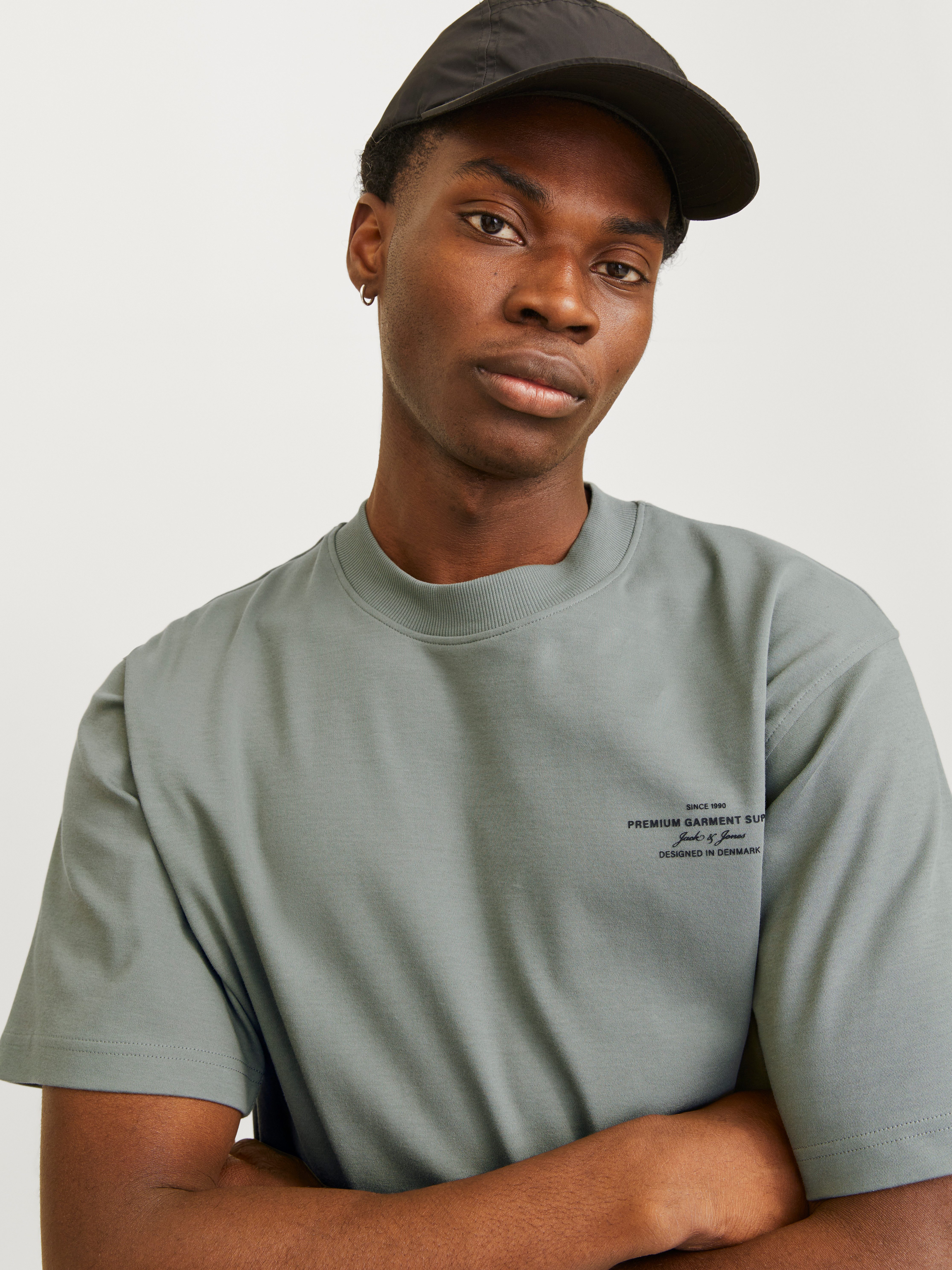 Jack & Jones Shirt met ronde hals JPRBLACHAD BRANDING SS CREW NECK TEE SN